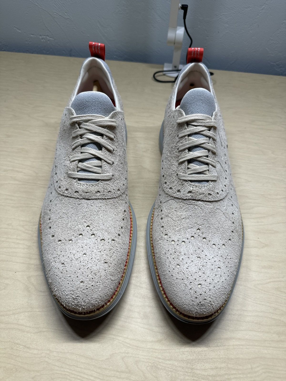 image of Cole Haan X Staple OG Ultra Nimbus Cloud/rose Shoes in Grey, Men's (Size 13)