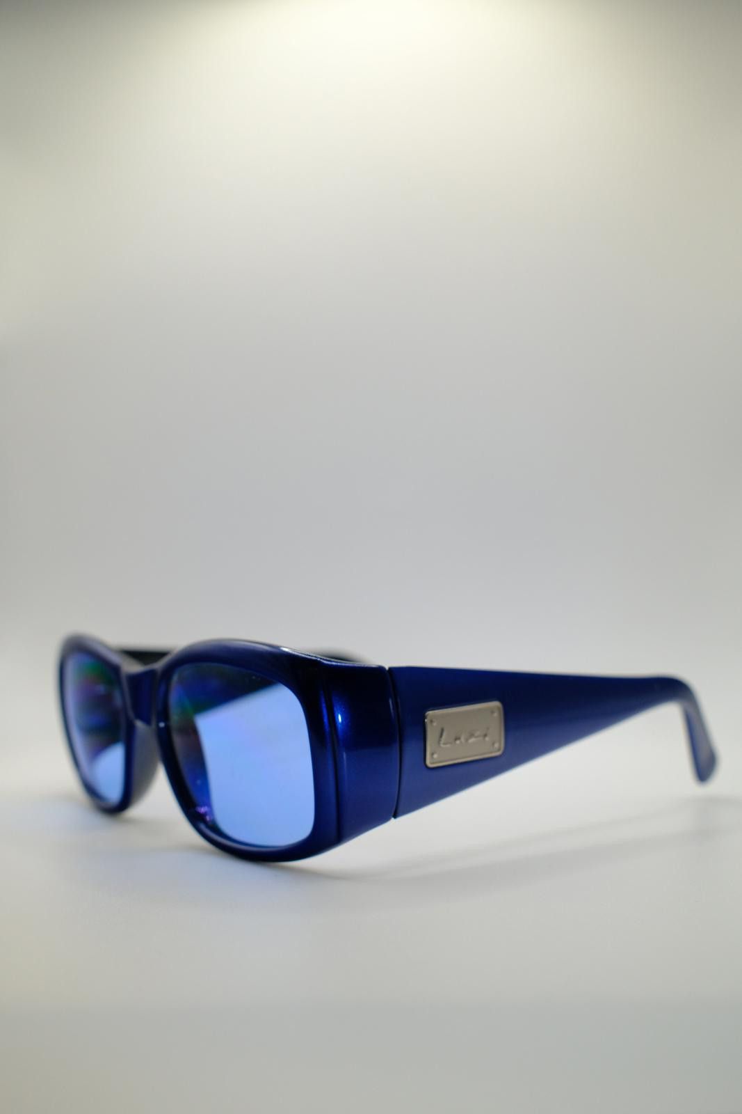 TED LAPIDUS 2000' Lazi Big Frame Midnight Blue Sunglasses Size ONE SIZE - 2 Thumbnail