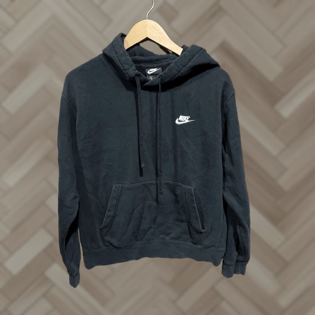 Nike Nike Club Fleece Hoodie Mens M Black - BV2973-010 Pullover Hooded Size US M / EU 48-50 / 2 - 1 Thumbnail