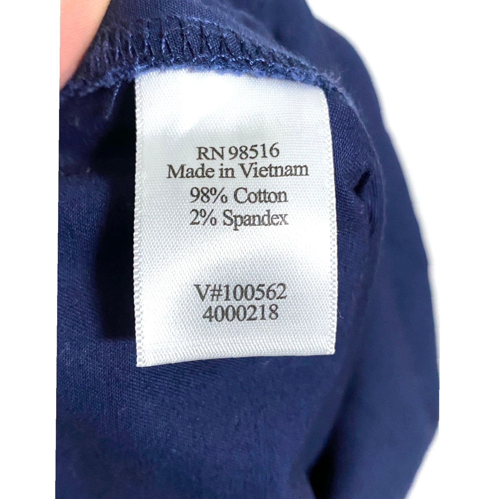 Coldwater Creek VINTAGE Coldwater Creek Navy Blue Pants Pull On Front Tie Pockets Womens Plus 1X 16W 18W Size 40" / US 18 - 7 Thumbnail