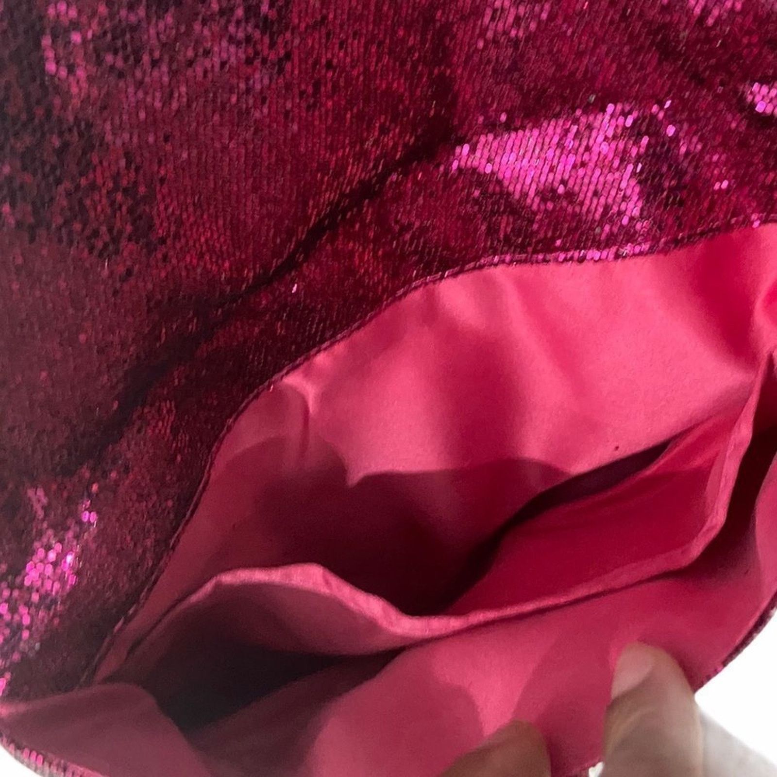 Victoria's Secret VICTORIA’S SECRET Pink Sequined Wristlet Purse Size ONE SIZE - 3 Thumbnail