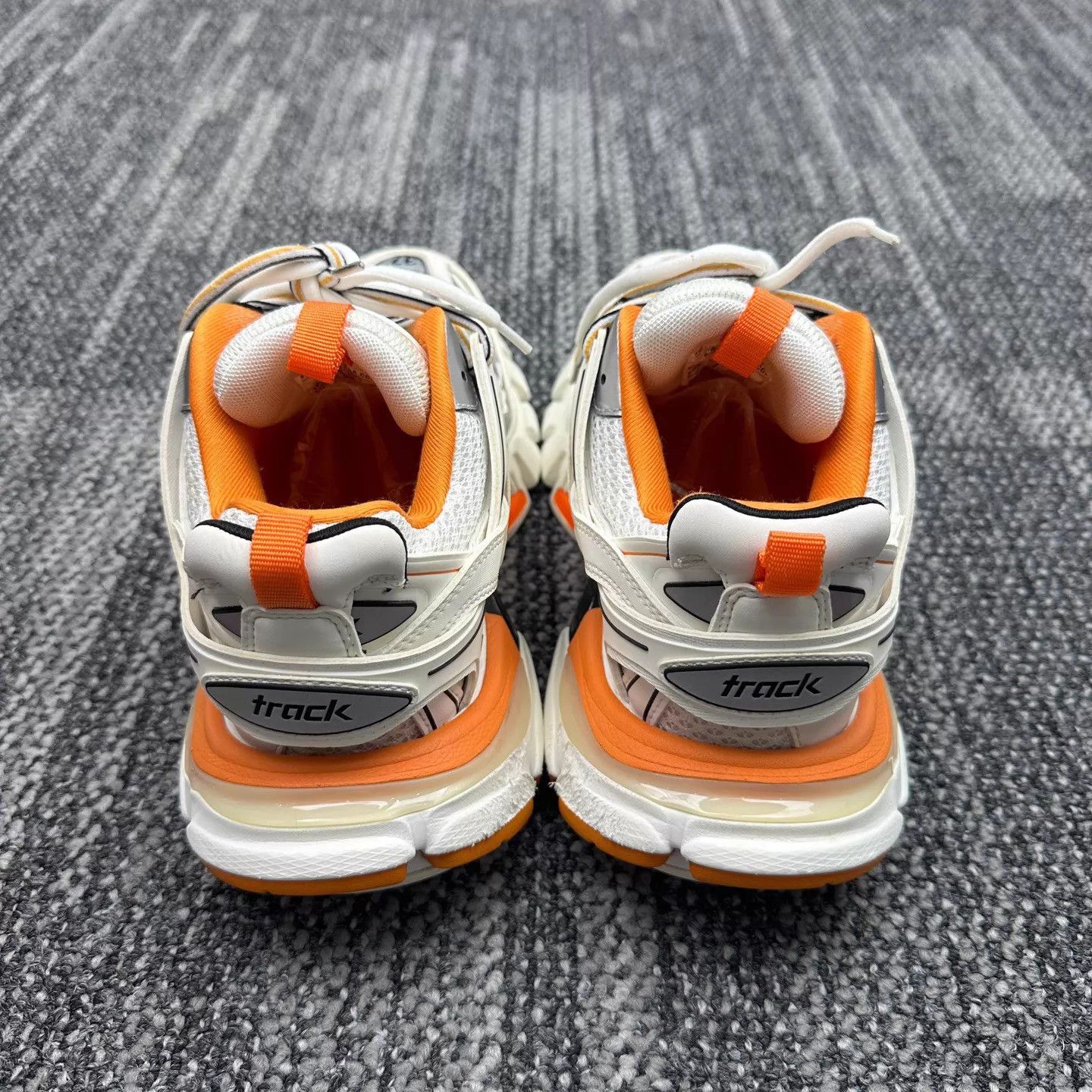 Balenciaga Balenciaga Track Nylon Dad Sneaker White Orange 37 Size US 7 / IT 37 - 3 Thumbnail