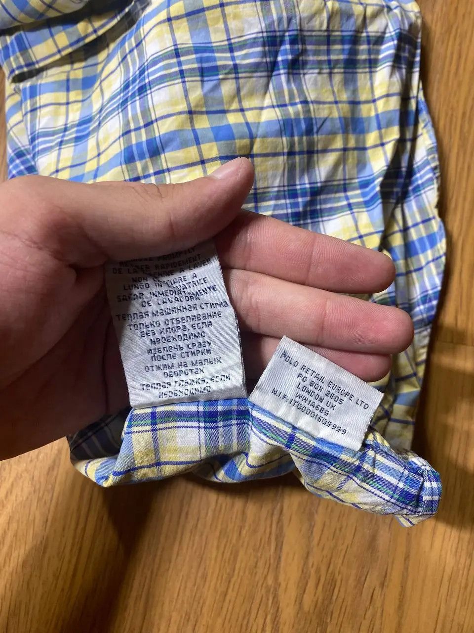 Polo Ralph Lauren RALPH LAUREN black & white plaid classic fit flannel shirt Size US M / EU 48-50 / 2 - 19 Thumbnail