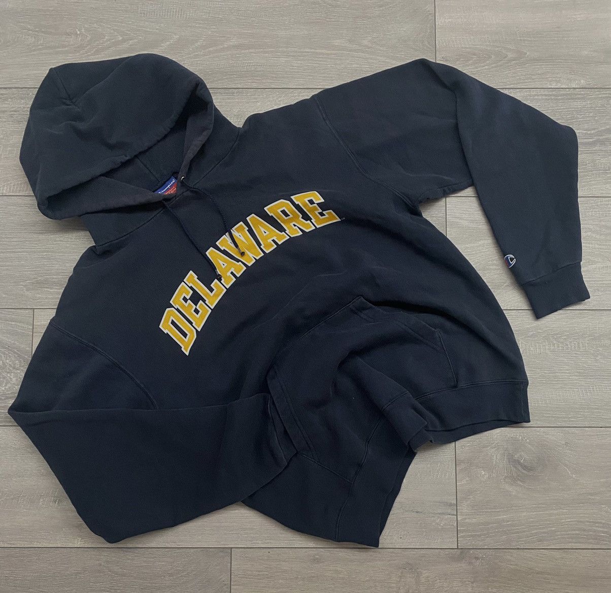 Champion × Vintage Dark Blue Champion Hoodie Size US M / EU 48-50 / 2 - 1 Thumbnail
