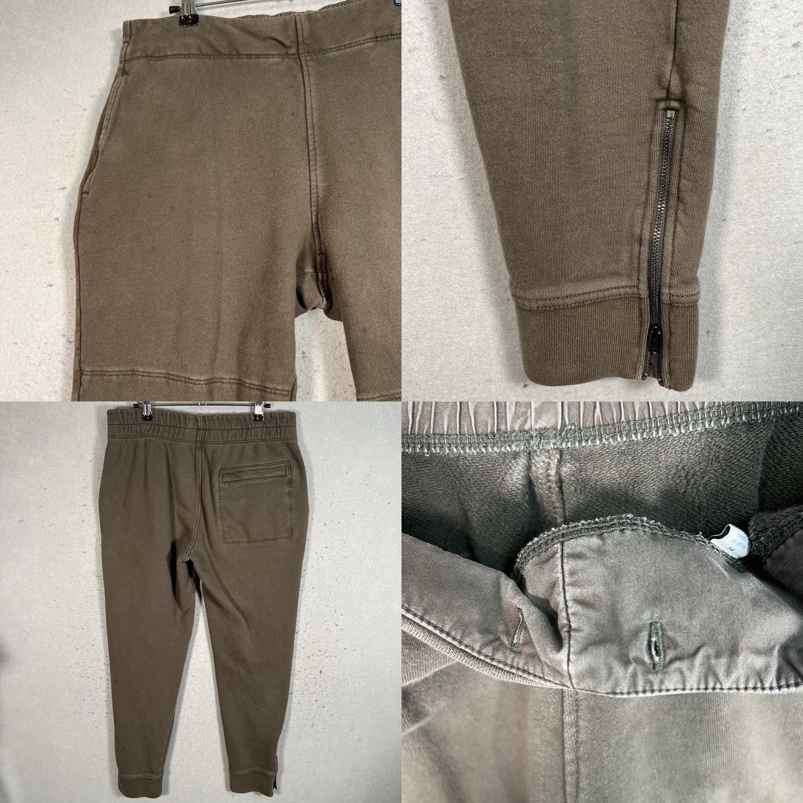 Uniqlo VINTAGE Uniqlo Lemaire Jogger Sweatpants Adult Medium Brown Ankle Zip Mens Sweatpants 90s/2000s Style Gender: Mens Size US 31 - 8 Thumbnail