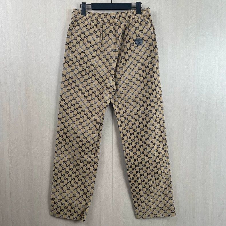 Gucci GucciBrown full-print trousers 2503-Nextarrow Size US 30 / EU 46 - 3 Thumbnail