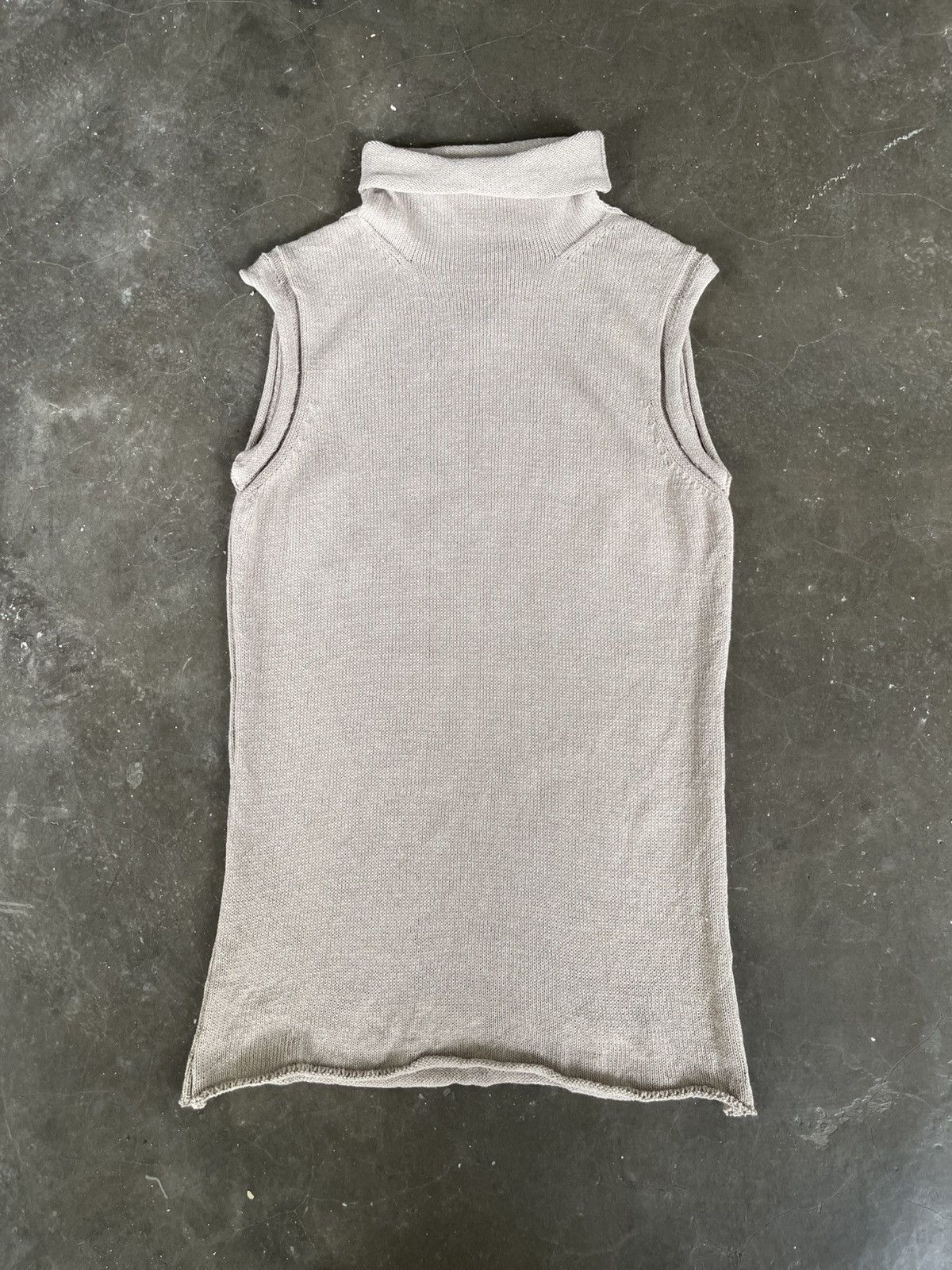 Y's Y’s Yohji Yamamoto Sleeveless Turtleneck Knit Cotton Size US L / EU 52-54 / 3 - 1 Thumbnail