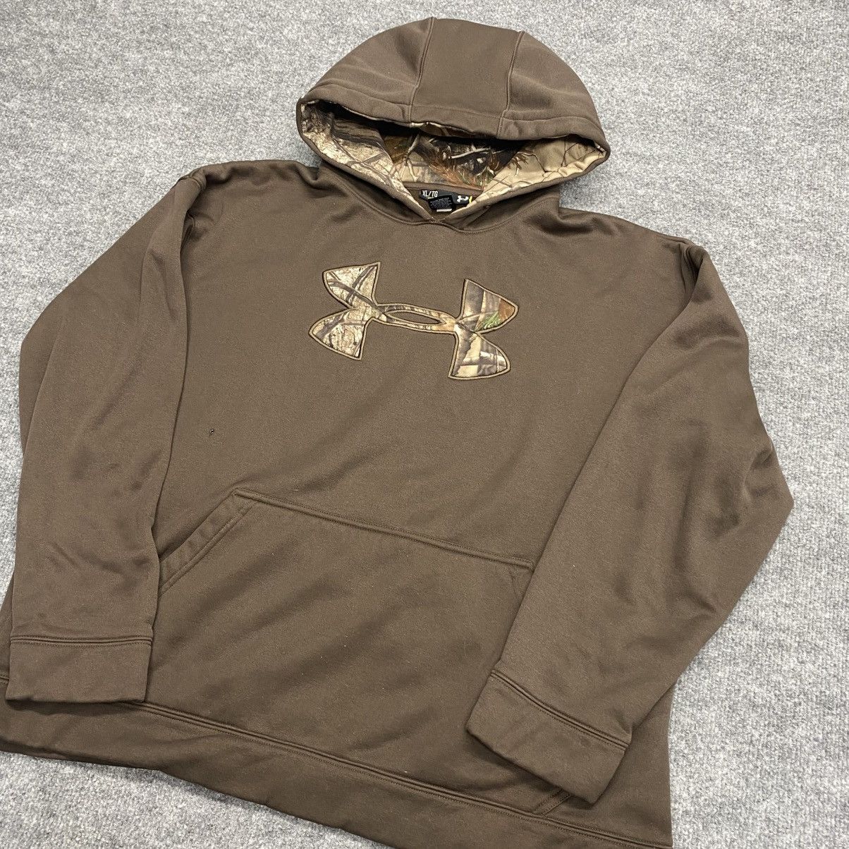 Under Armour Under Armour Hoodie Brown Camo Hoodie Size X-Large Size US XL / EU 56 / 4 - 3 Thumbnail