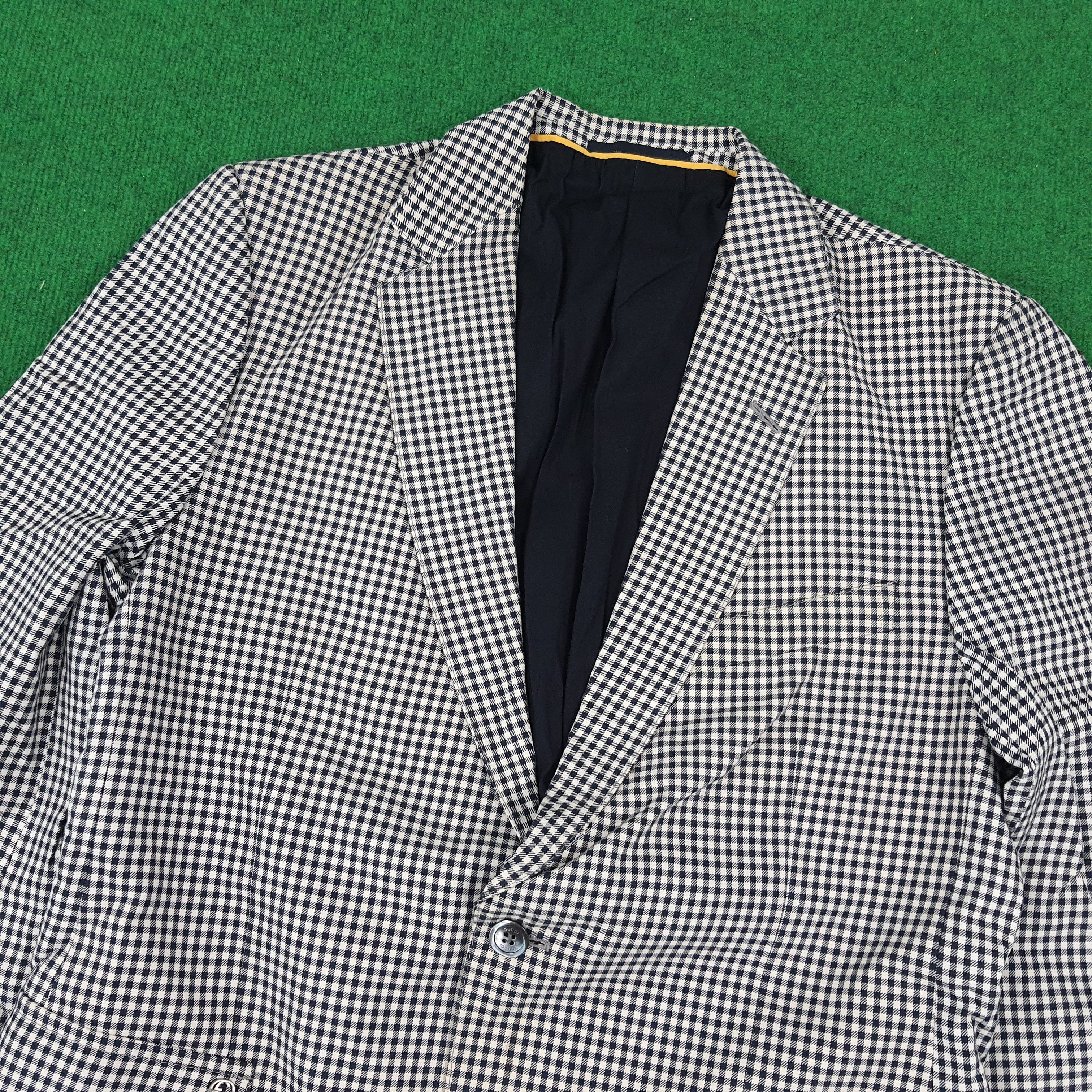 Gucci × Vintage Vintage Gucci 52R Designer Blazer Size US M / EU 48-50 / 2 - 2 Thumbnail