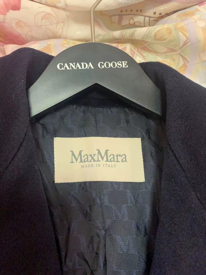 Max Mara Max Mara 101801 Coat, navy blue Size S / US 4 / IT 40 - 3 Thumbnail
