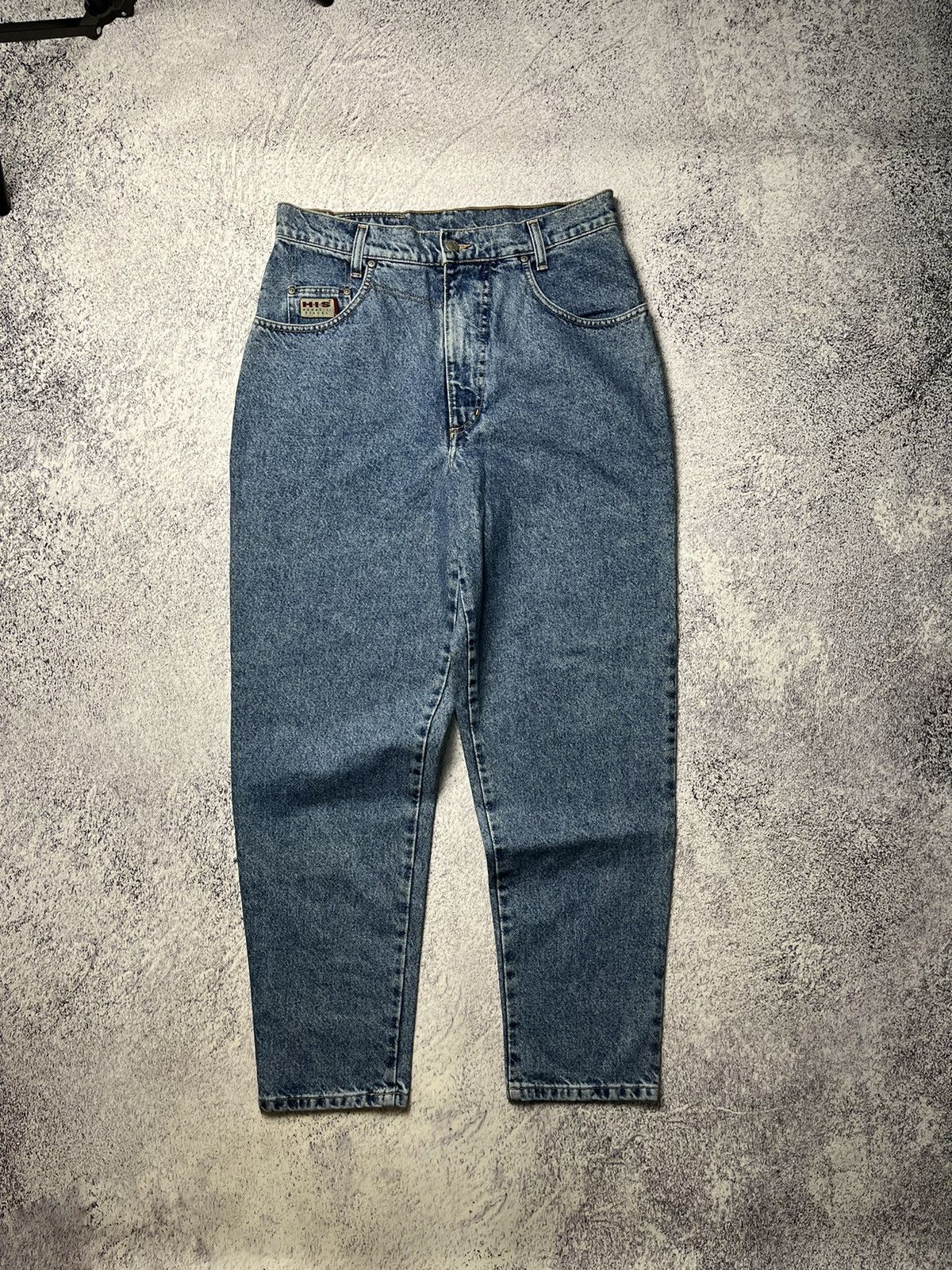 Vintage 🔥New! Vintage Jeans H.I.S Acid Wash Blue Made In USA Size US 32 / EU 48 - 2 Thumbnail
