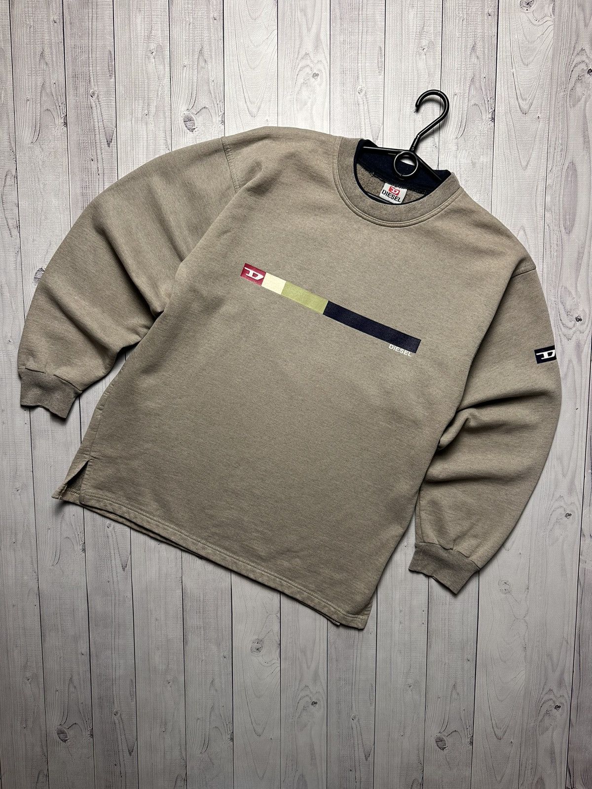 Vintage Diesel sweatshirt big logo size L
