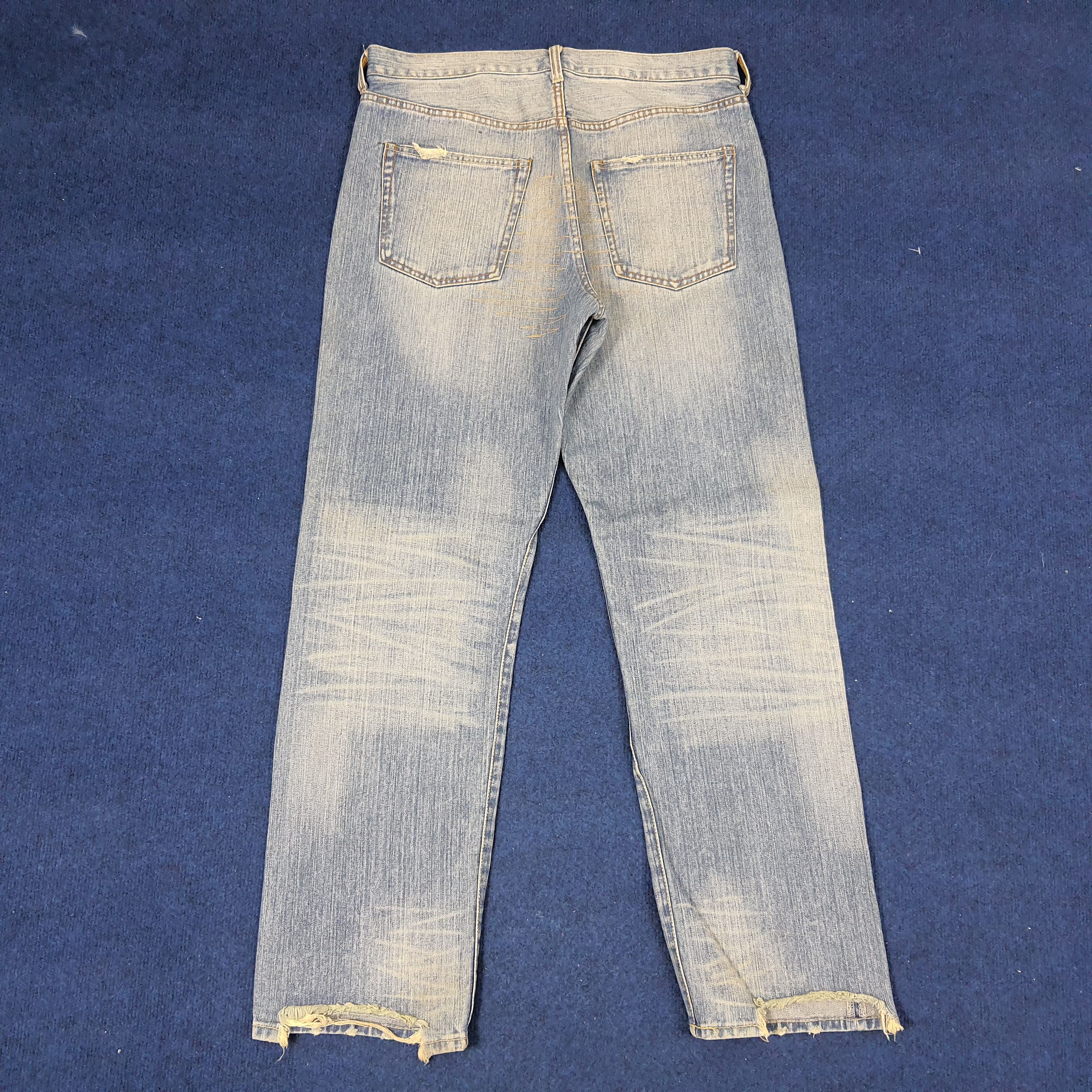 Designer × Vintage Vintage Exhibitionist Patchwork Design Denim Jeans Size US 32 / EU 48 - 4 Thumbnail