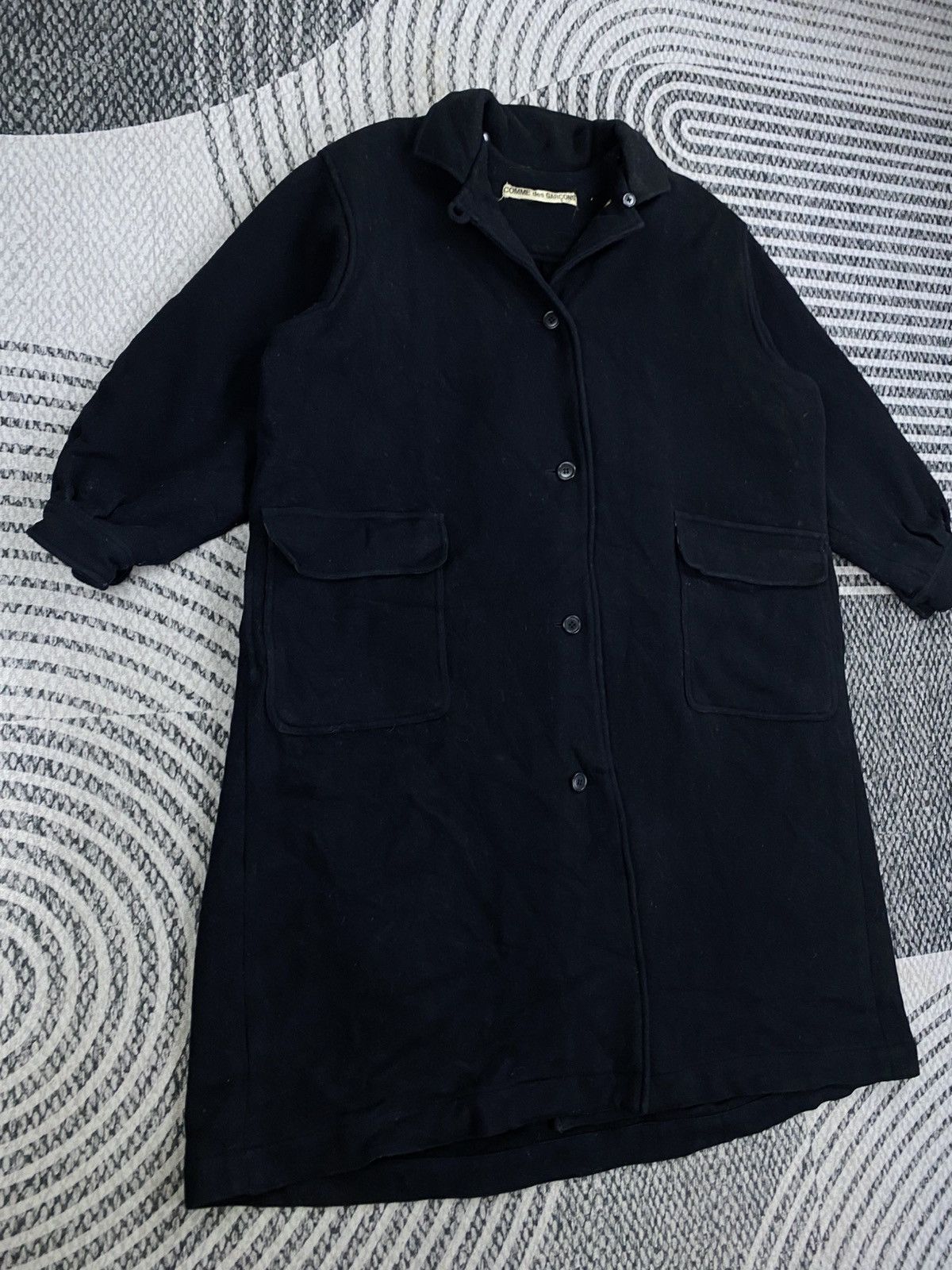 Comme des Garcons Vintage Comme des Garçons Wool Long Jacket Size US XL / EU 56 / 4 - 3 Thumbnail