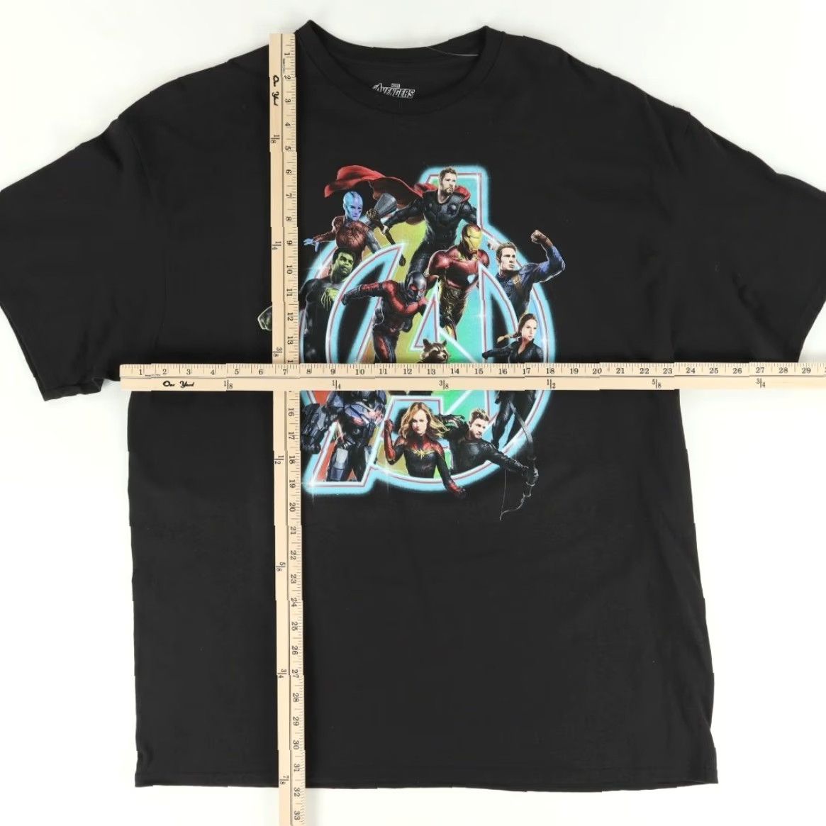 Vintage Marvel Avengers End Game Solid T-Shirt Black Men's 2XL Size US XXL / EU 58 / 5 - 3 Thumbnail