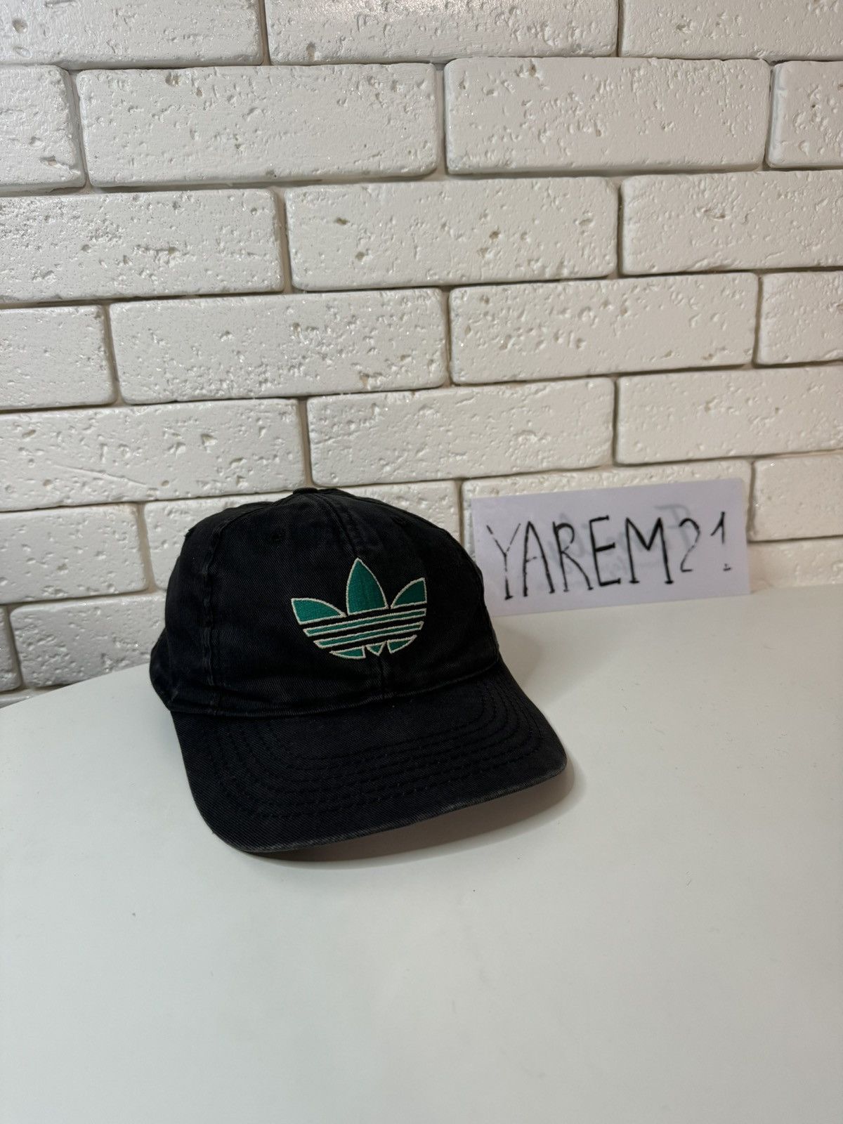 Vintage Adidas vintage cap hat Size ONE SIZE - 1 Thumbnail