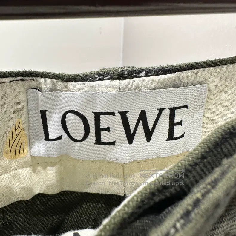 Loewe Loewe Slogan leather patch panda denim pants Size 42" / US 20 - 3 Thumbnail
