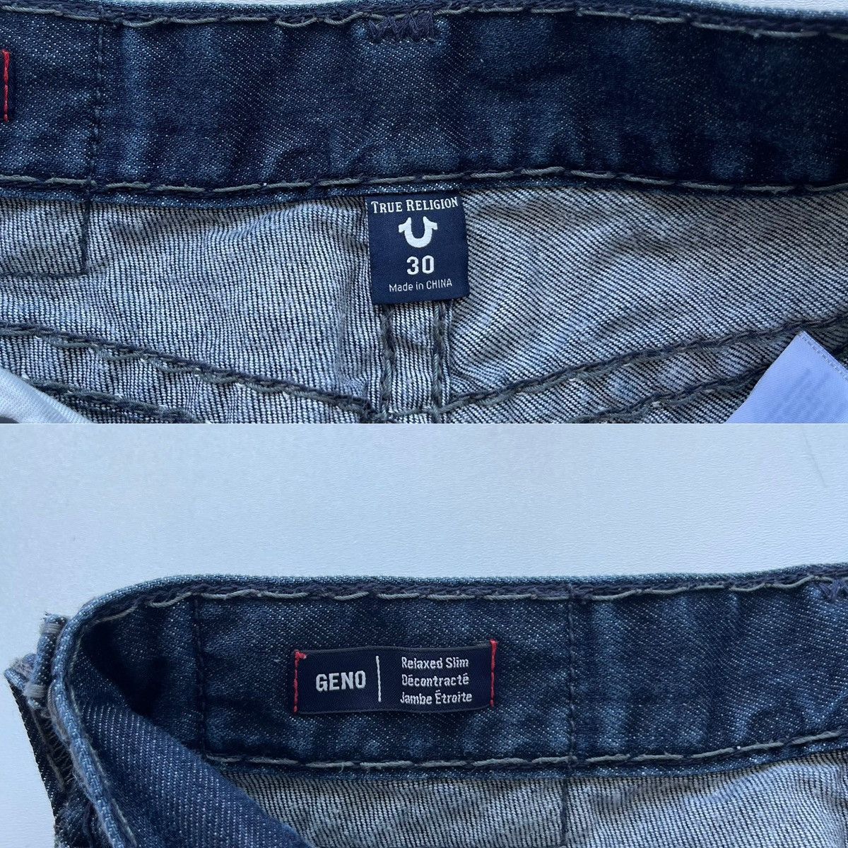 True Religion True Religion Geno No Flap Super T Denim Jeans Navy Size US 30 / EU 46 - 10 Thumbnail