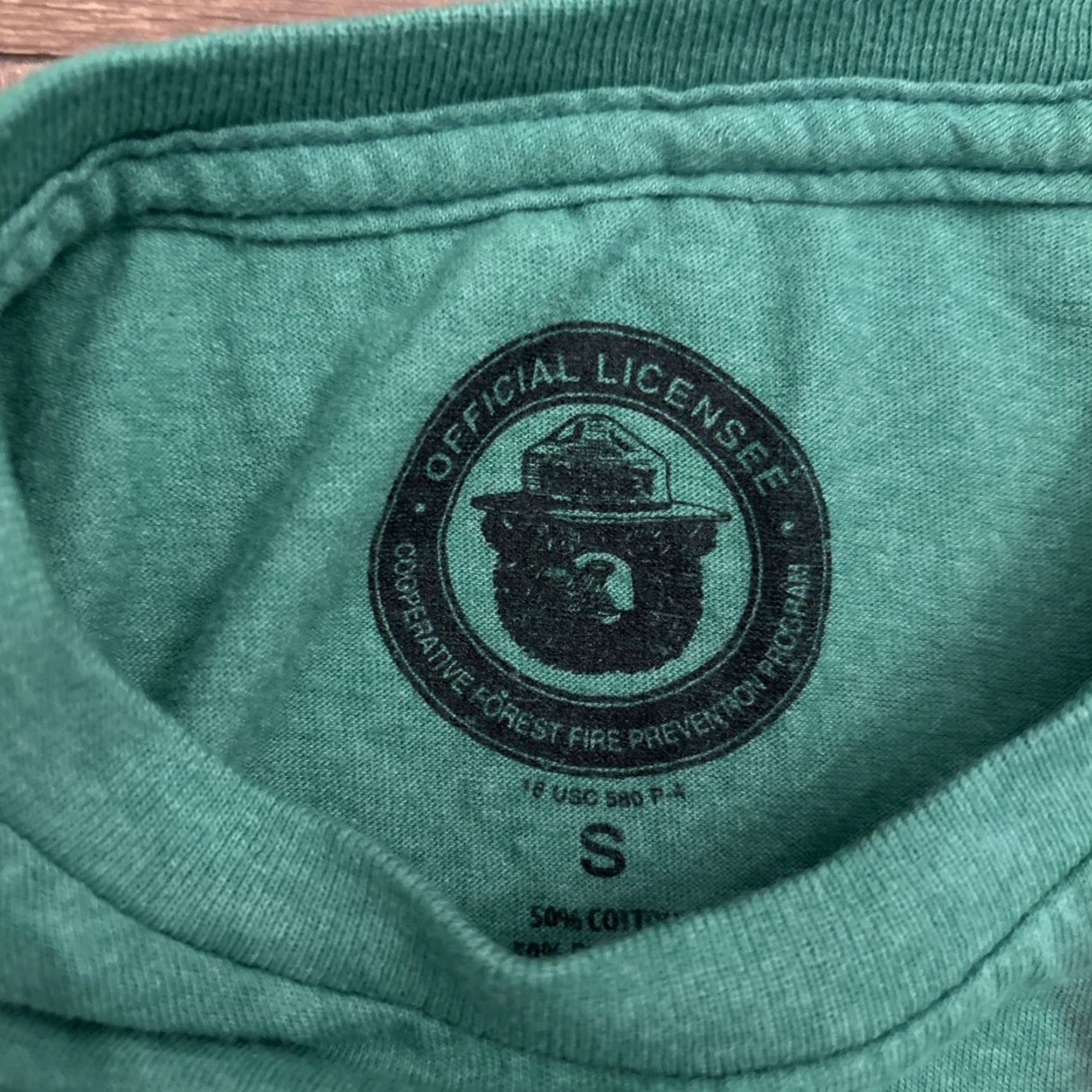Vintage SMOKEY THE BEAR Shirt Men Green Size S Crew Neck T-Shirt Official Protect Our Forests STB Logo Graphic 90s-2000s Style Size US S / EU 44-46 / 1 - 3 Thumbnail