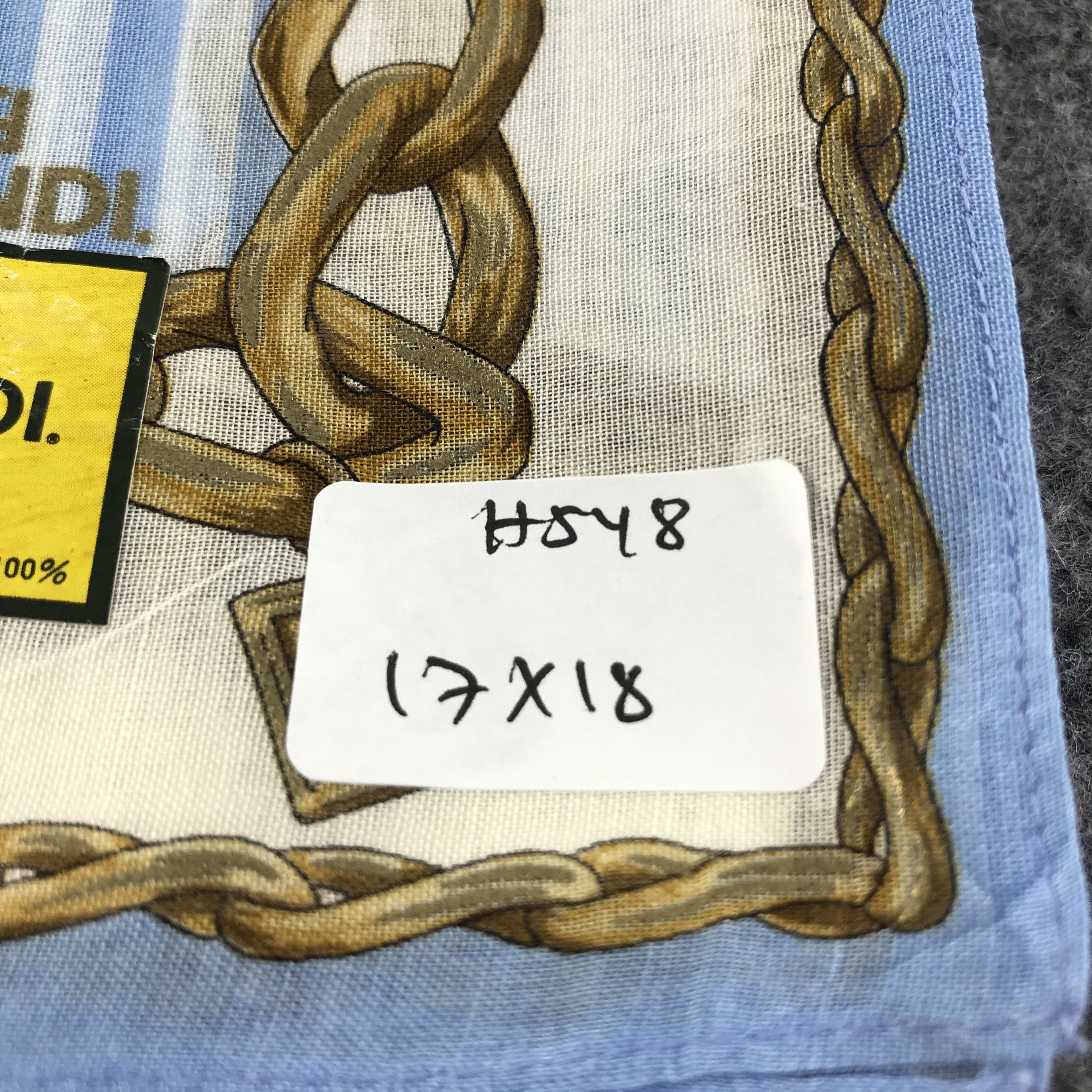 Vintage Fendi Handkerchief Neckerchief Bandana H548 Size ONE SIZE - 8 Thumbnail
