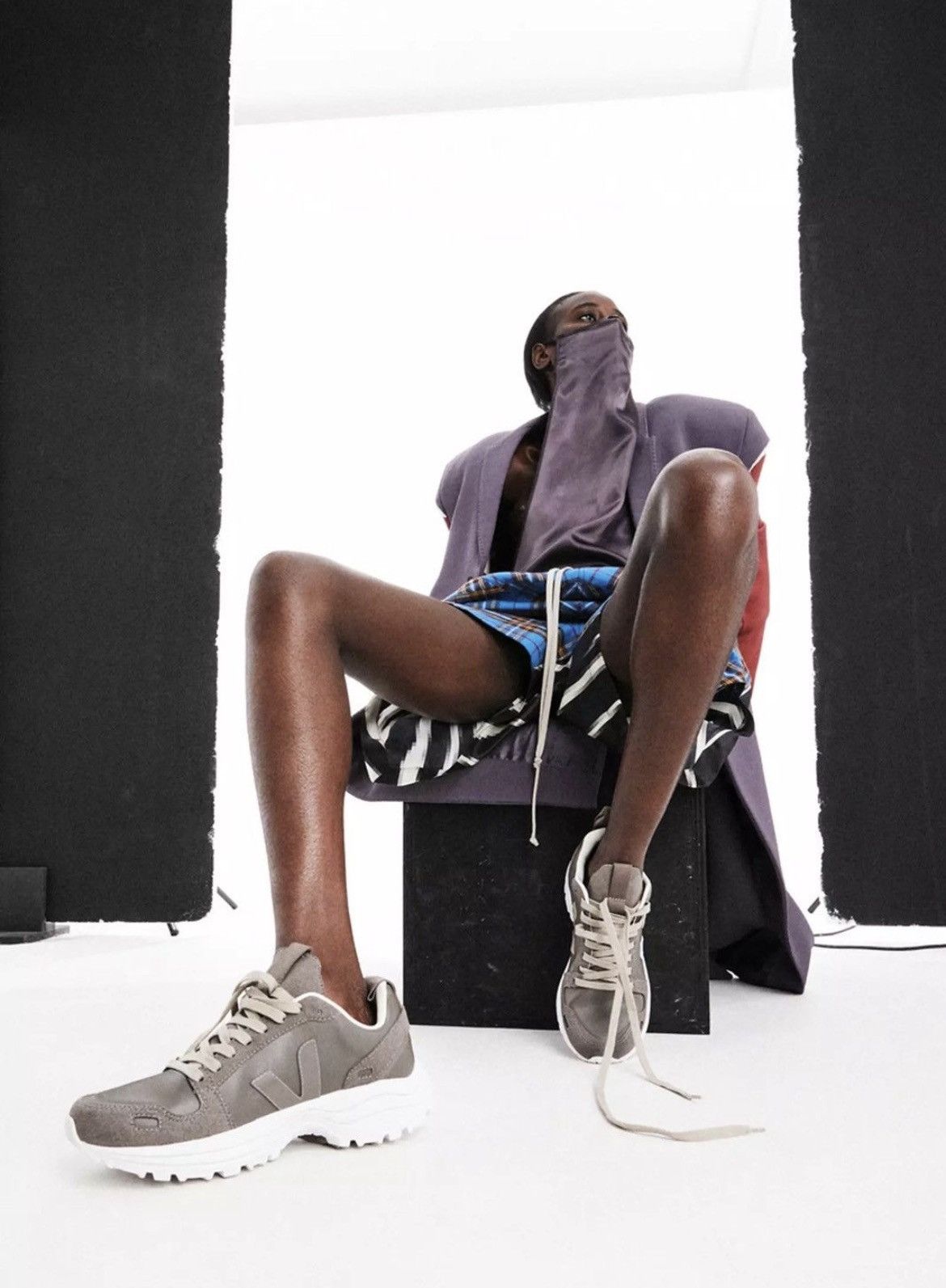 Rick Owens × Veja Rick Owens x Veja Hiking Sneaker Dust F/W21 43/10 brand new Size US 10 / EU 43 - 3 Thumbnail