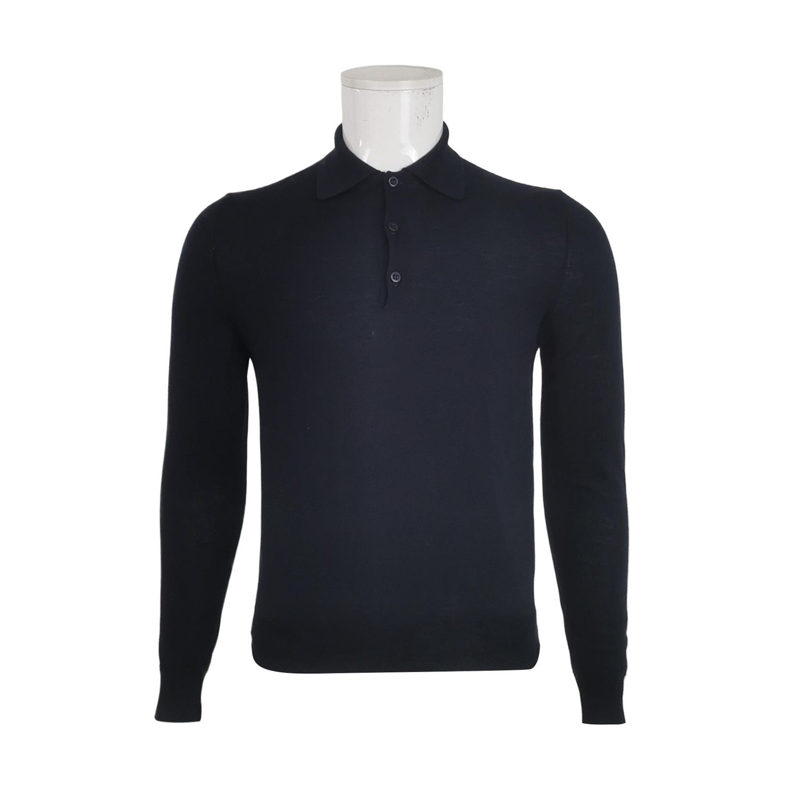 Prada Prada XS Wool Solid Collared Knit Sweater Size US XS / EU 42 / 0 - 1 Thumbnail