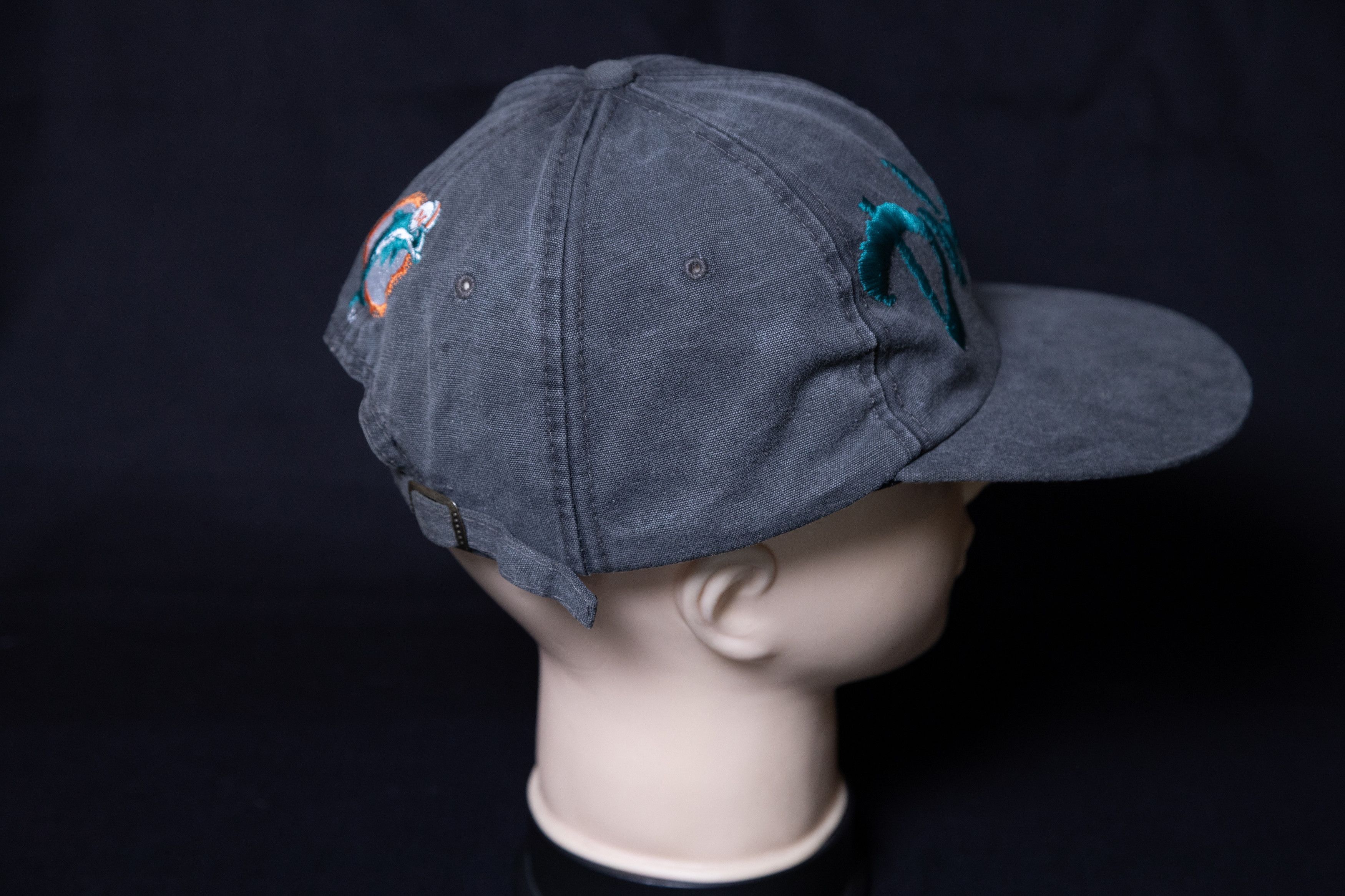 NFL Miami Dolphins Stonewashed Baseball Cap NFL Vintage Size ONE SIZE - 5 Thumbnail