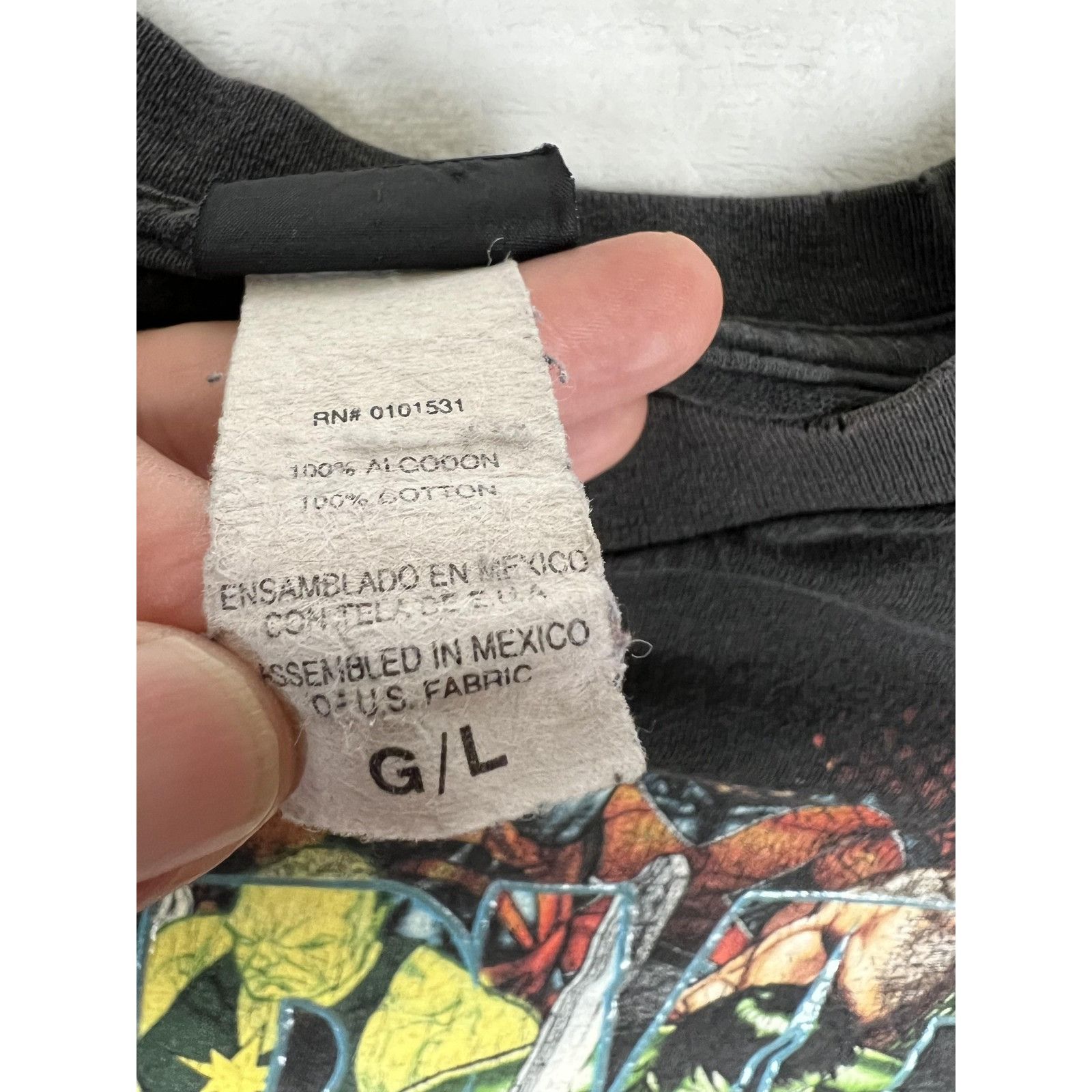 Marvel Comics Vintage Marvel T-Shirt Size M/L Black Civil War Heroes Mad E Size US M / EU 48-50 / 2 - 9 Thumbnail