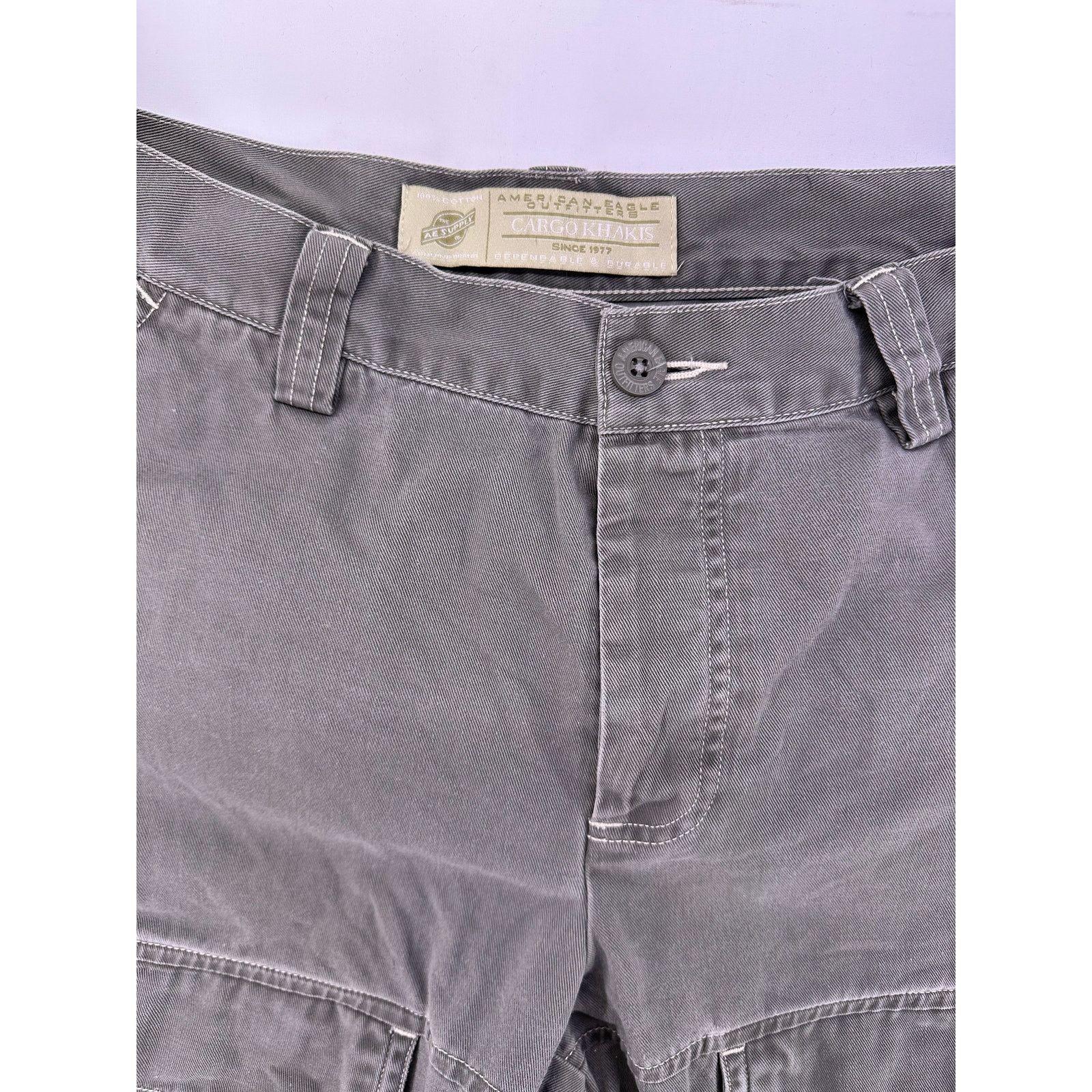 American Eagle Outfitters American Eagle Outfitters Cargo khakis Size 10 Size 32" / US 10 / IT 46 - 7 Thumbnail