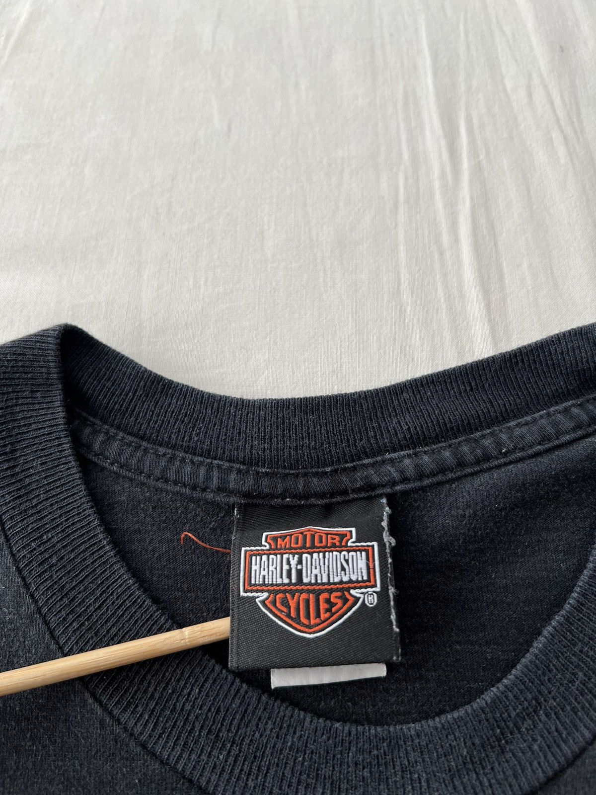 Harley Davidson Vintage 2005 Harley Davidson Fire Flame Motor Black T-shirt Size US L / EU 52-54 / 3 - 14 Thumbnail