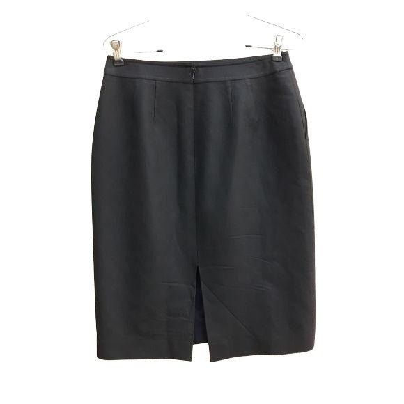 Vintage Vtg Worth Wool Cashmere Pencil Skirt Sz 4 Black Classic Knee Size 27" / US 4 / IT 40 - 8 Thumbnail