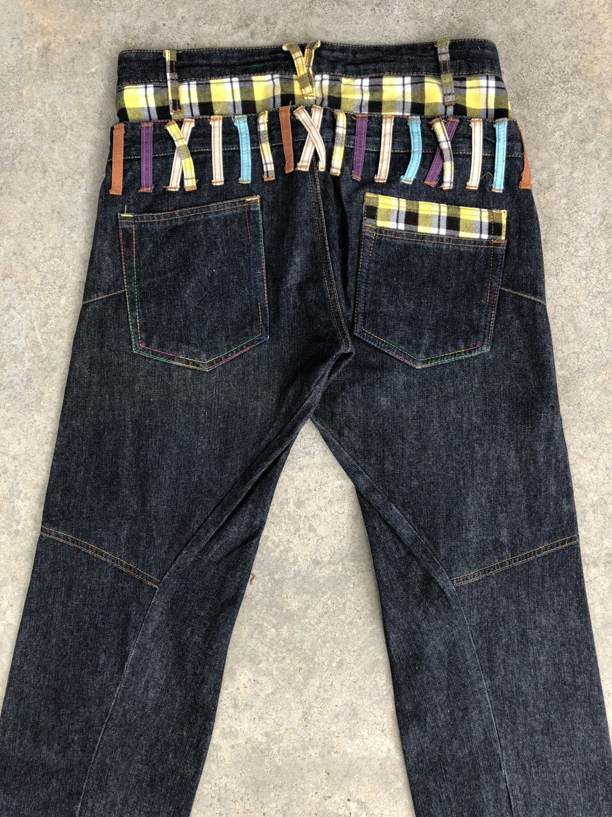 Hysteric Glamour Nylaus Double Waist Distressed Jeans Size US 32 / EU 48 - 8 Thumbnail