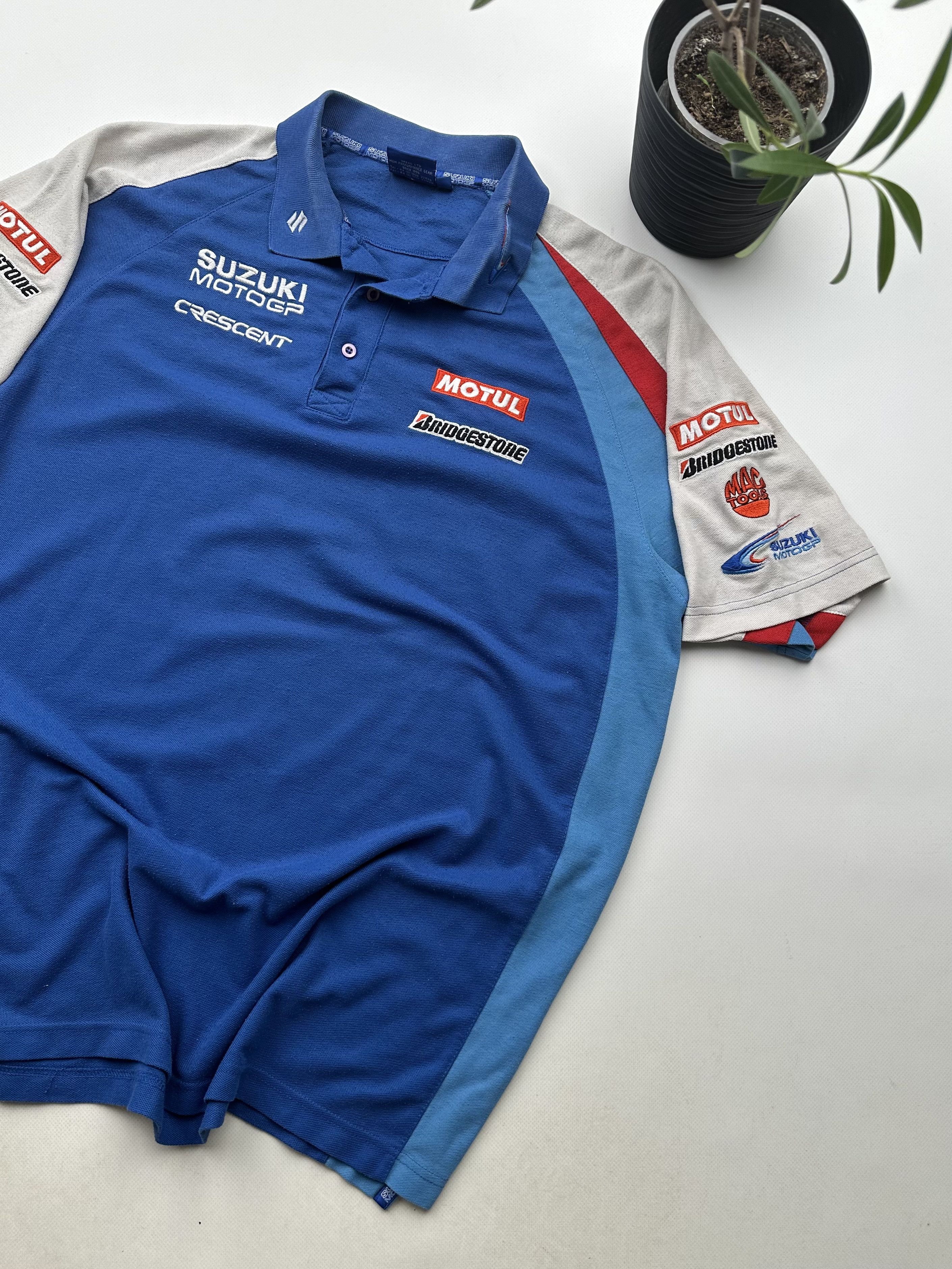 Vintage Suzuki Vintage Racing Polo Tee (383) Size US XXL / EU 58 / 5 - 3 Thumbnail