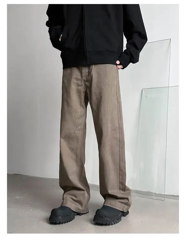Japanese Brand Reia Vintage casual versatile loose straight Maillard jeans Size US 32 / EU 48 - 6 Thumbnail
