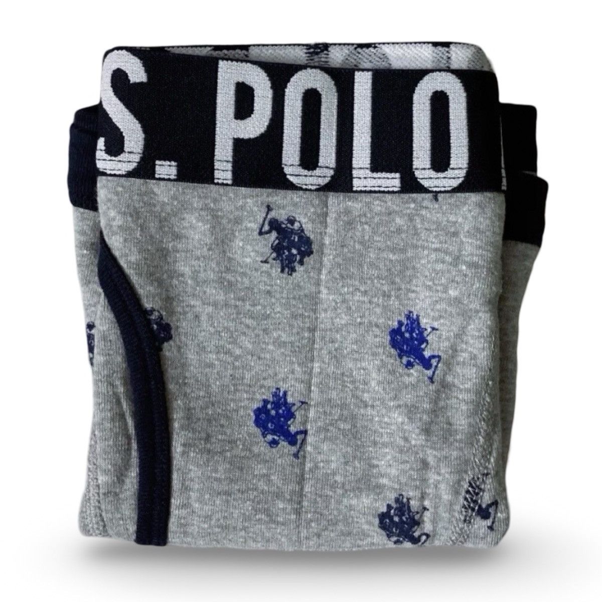 U.S. Polo Assn. US Polo Assn Men’s Gray / Blue Boxer Briefs Size Medium Size 34 - 4 Thumbnail