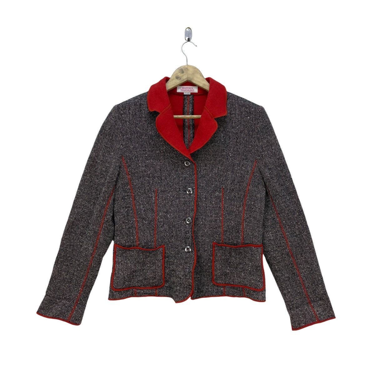 Designer × Japanese Brand × KEITAMARUYAMA Kazuko Marimura Japan Cropped Jacket Size M / US 6-8 / IT 42-44 - 1 Thumbnail