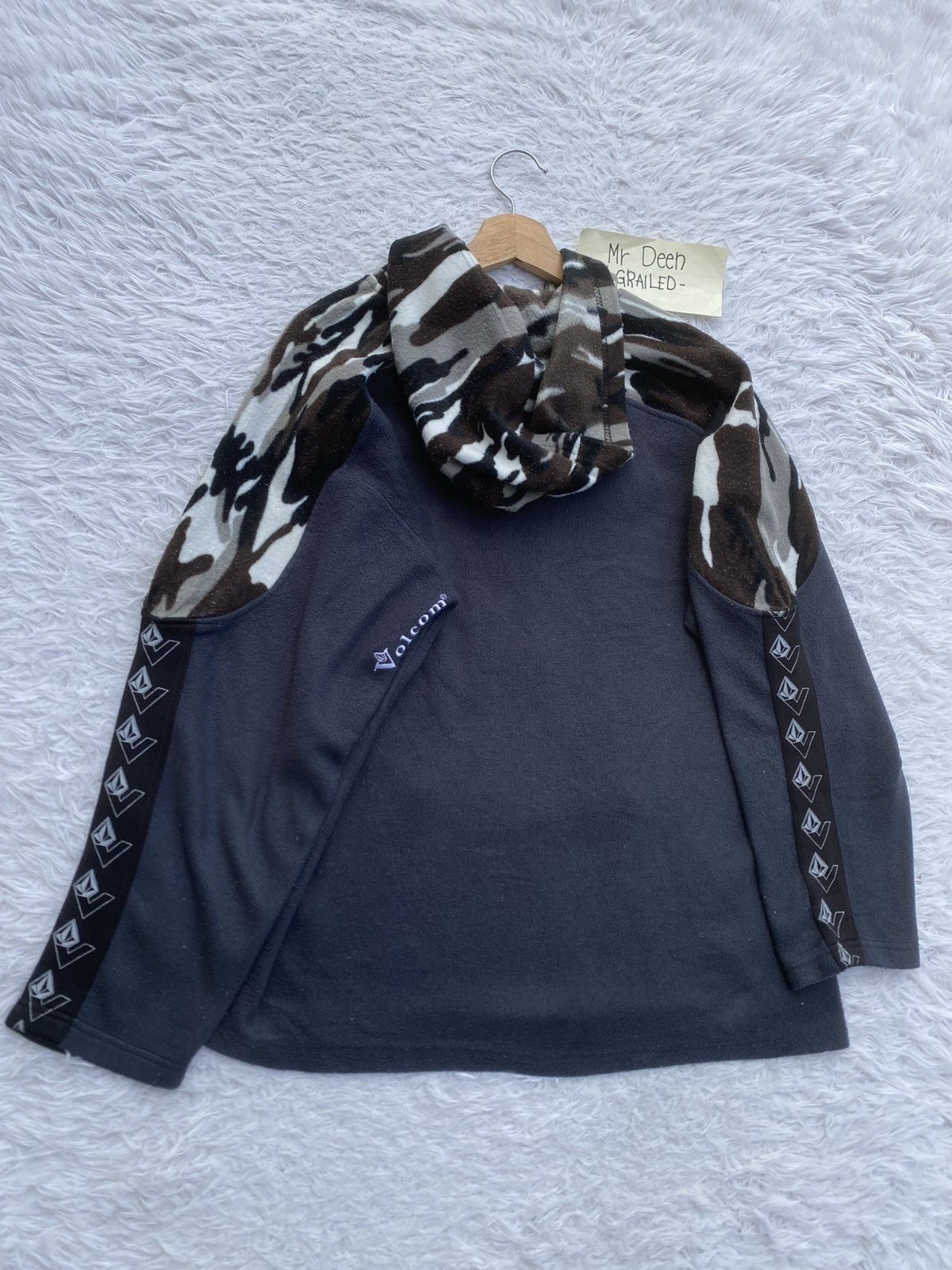 Volcom Rare Volcom Fleece Grey Hoodie Size US L / EU 52-54 / 3 - 17 Thumbnail