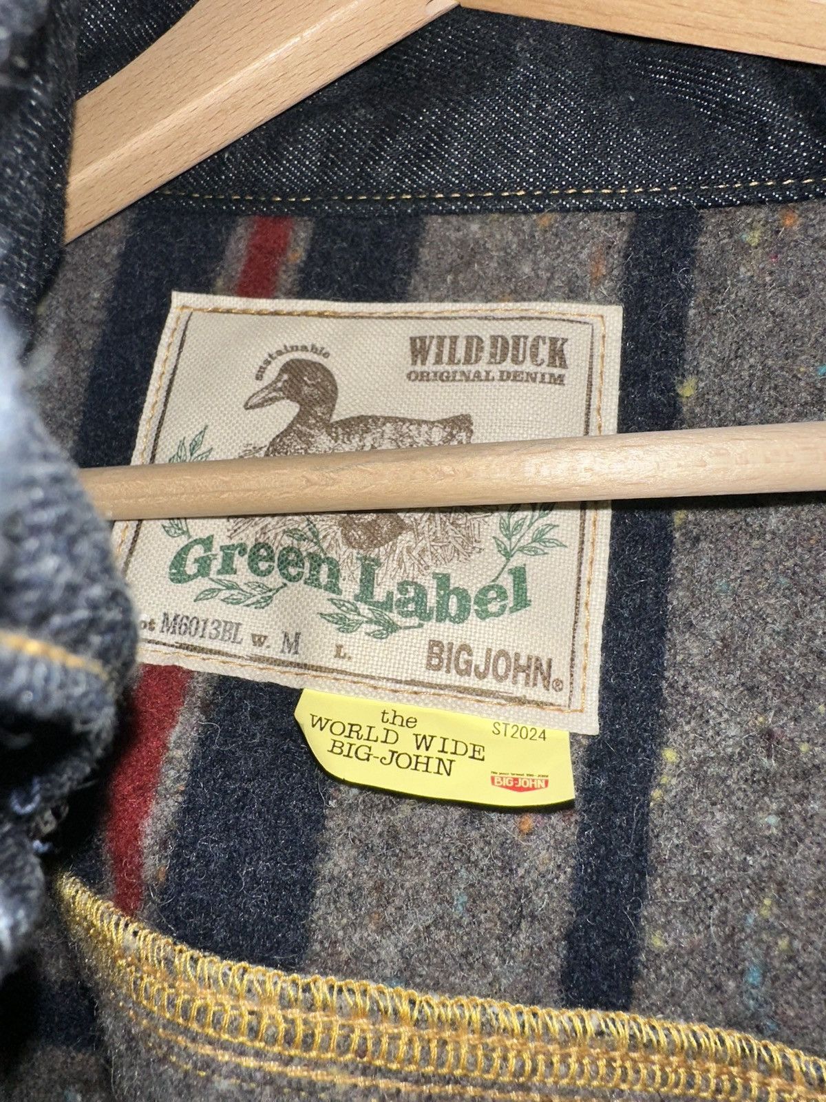 Big John Big John Green Label raw denim jacket — Size M Size US M / EU 48-50 / 2 - 3 Thumbnail
