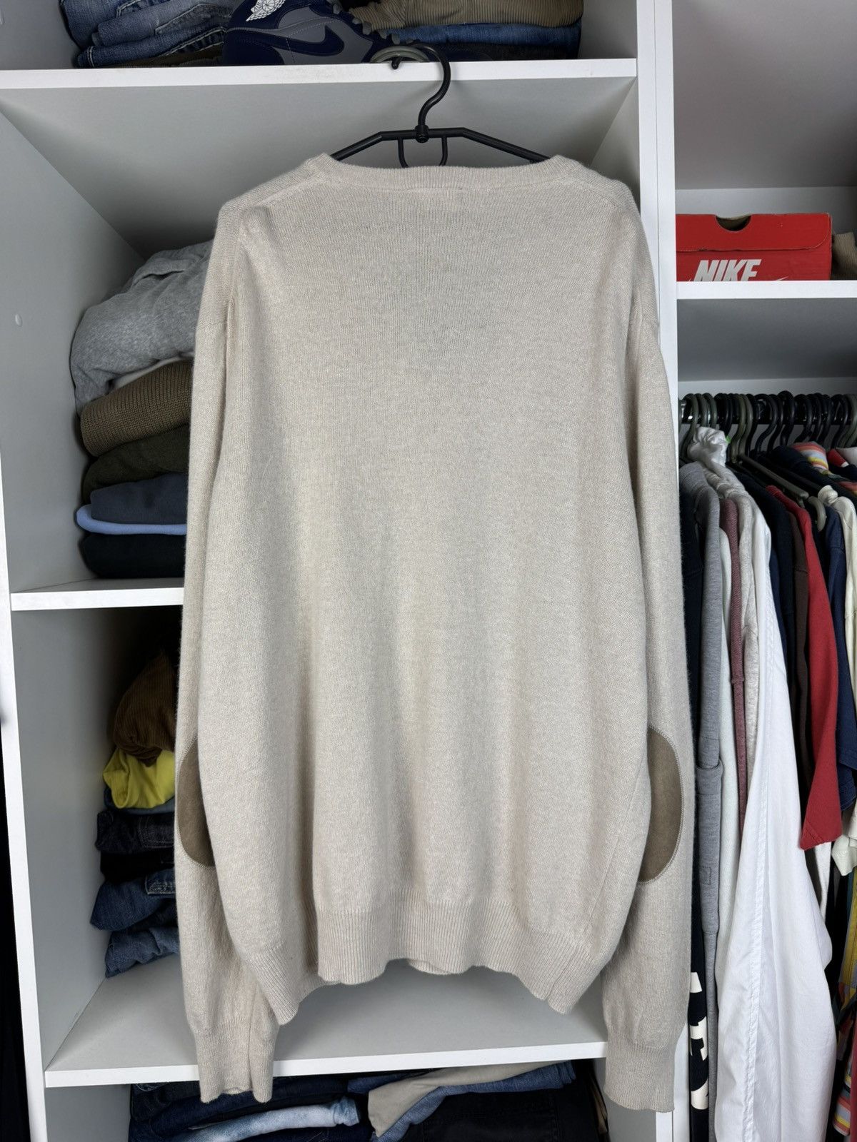 Hackett Hackett London Men’s V-Neck Jumper Merino Wool Blend Size US L / EU 52-54 / 3 - 13 Thumbnail