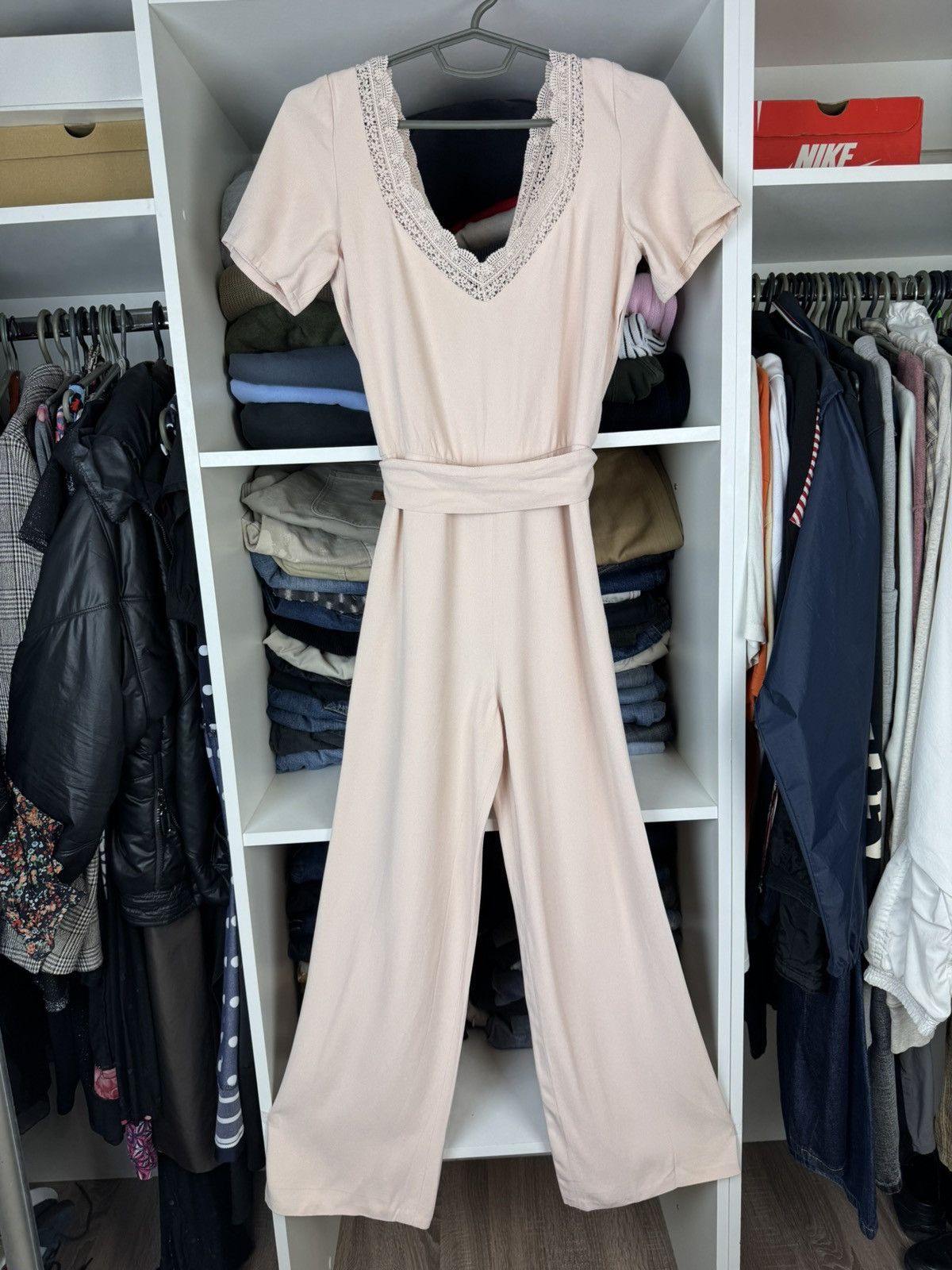 Sezane Sezane Combinaison Louis Jumpsuit Nude Size 34 Size 25" / US 0 / IT 36 - 20 Thumbnail