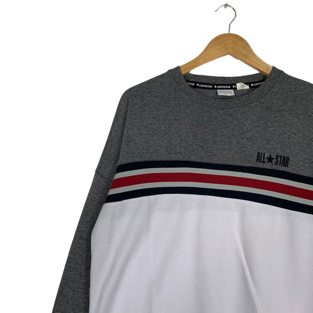 Converse CONVERSE All Star Small Logo Colorblock Sweatshirt #1035-C47 Size US XL / EU 56 / 4 - 6 Thumbnail