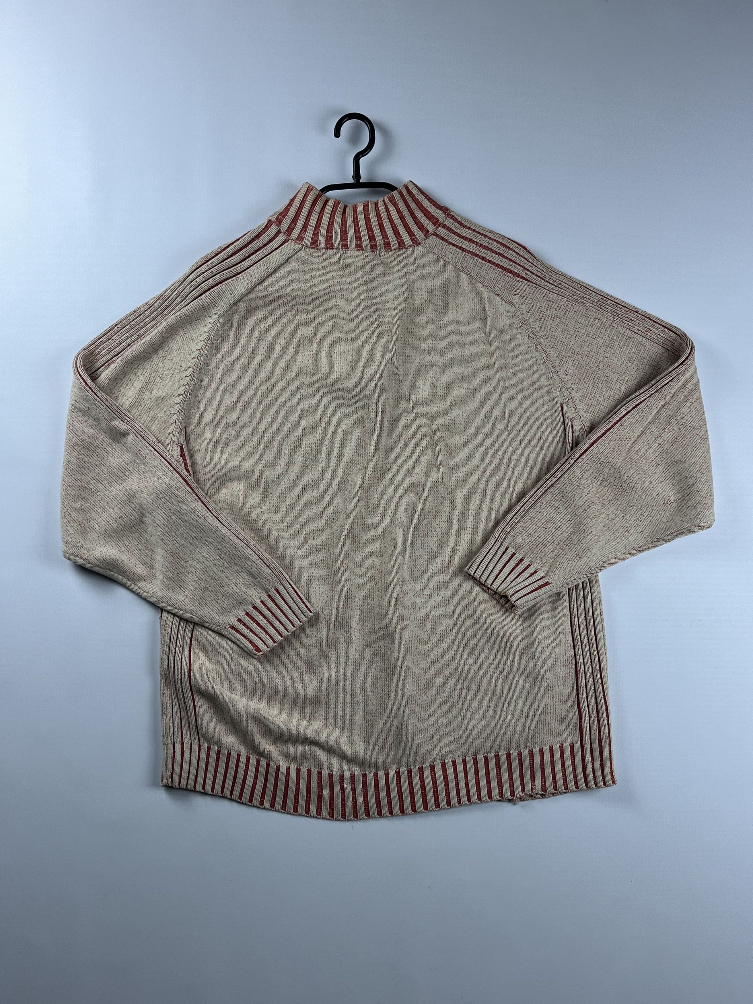 Japanese Brand × Vintage 90s Rare Ribbed Knited Faded Sweater Size US M / EU 48-50 / 2 - 8 Thumbnail