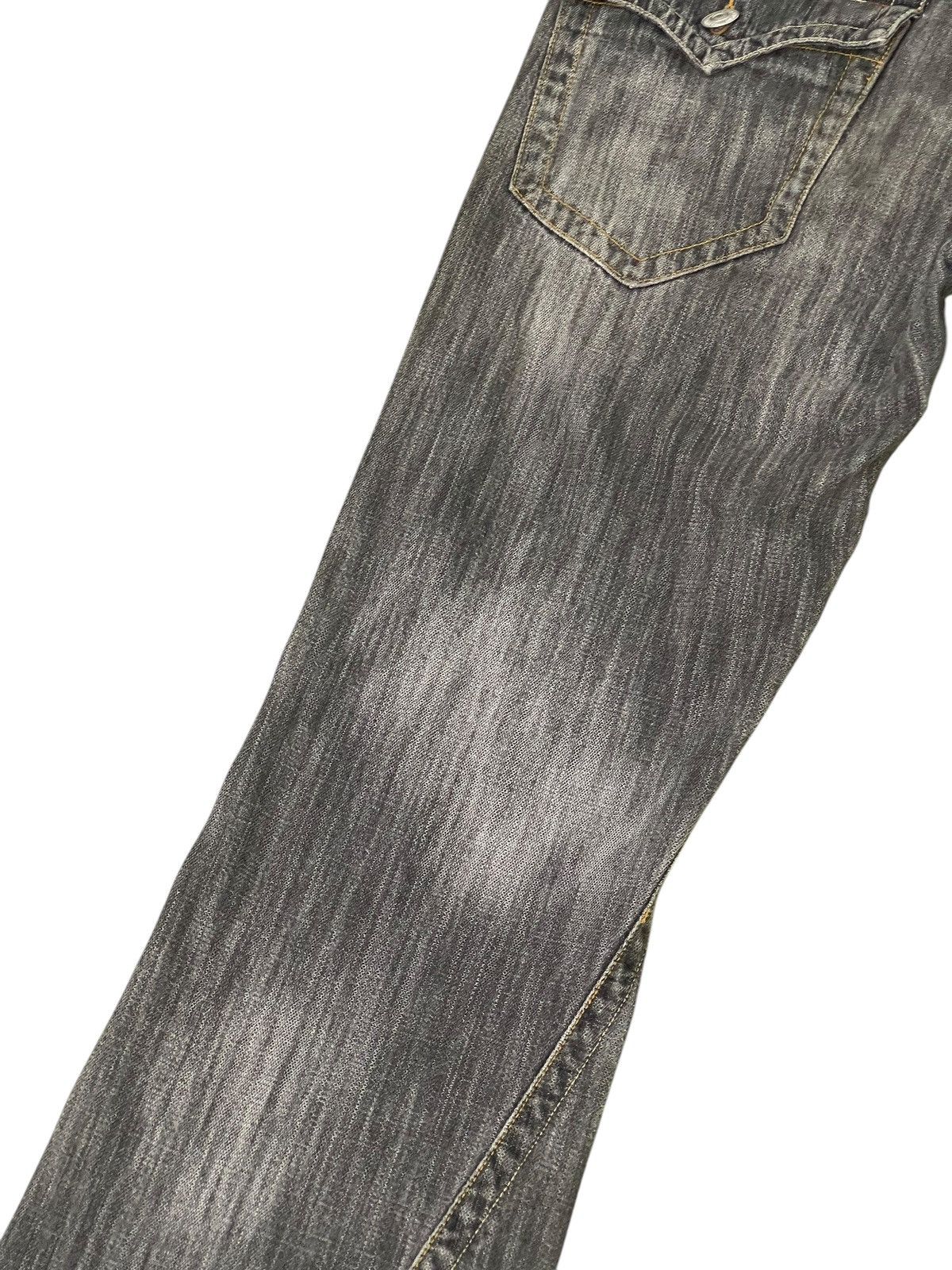 Japanese Brand Flare Jeans Dominate Faded Distress Boot Cut 1🟦1 Size US 30 / EU 46 - 16 Thumbnail