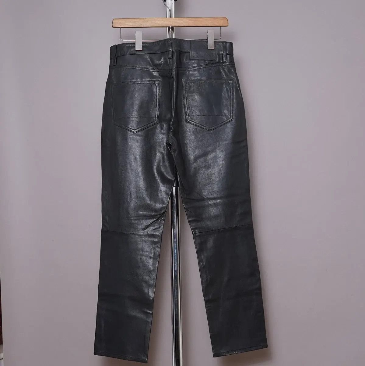 Allsaints AllSaints Lynch Leather Pants (Tailored Fit) – Size M Size US 32 / EU 48 - 7 Thumbnail
