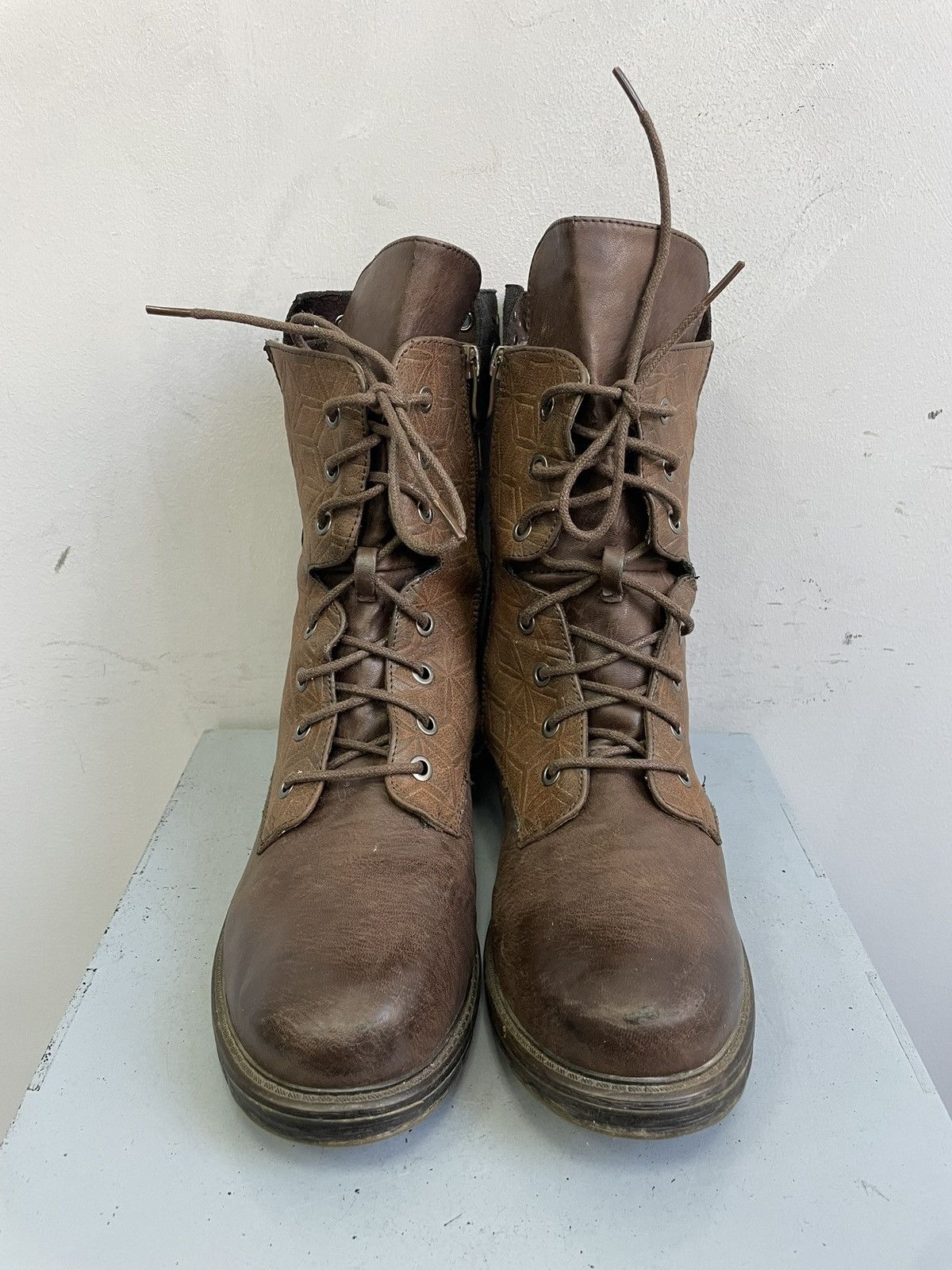 If Six Was Nine Ankle moto guidi style leather boots A.S. 98 boota 90s Size US 7.5 / EU 40-41 - 5 Thumbnail