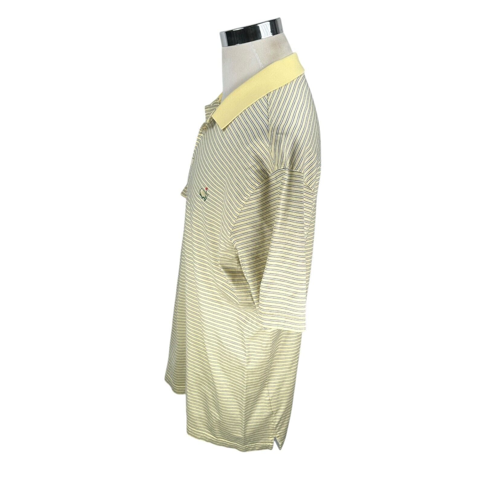 Other Masters Amen Corner Polo Shirt Men’s XL Yellow Striped Size US XL / EU 56 / 4 - 4 Thumbnail