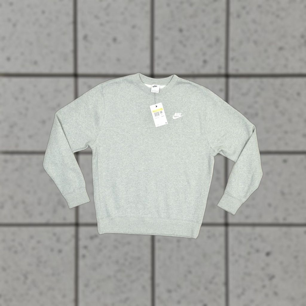 Nike Nike Men’s Regular Size S Grey Fleece Crewneck Sweatshirt Classic Pullover Size US S / EU 44-46 / 1 - 1 Thumbnail