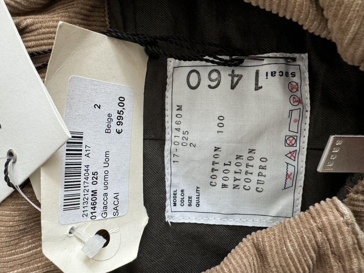 Sacai Sacai corduroy work jacket Size US M / EU 48-50 / 2 - 2 Thumbnail