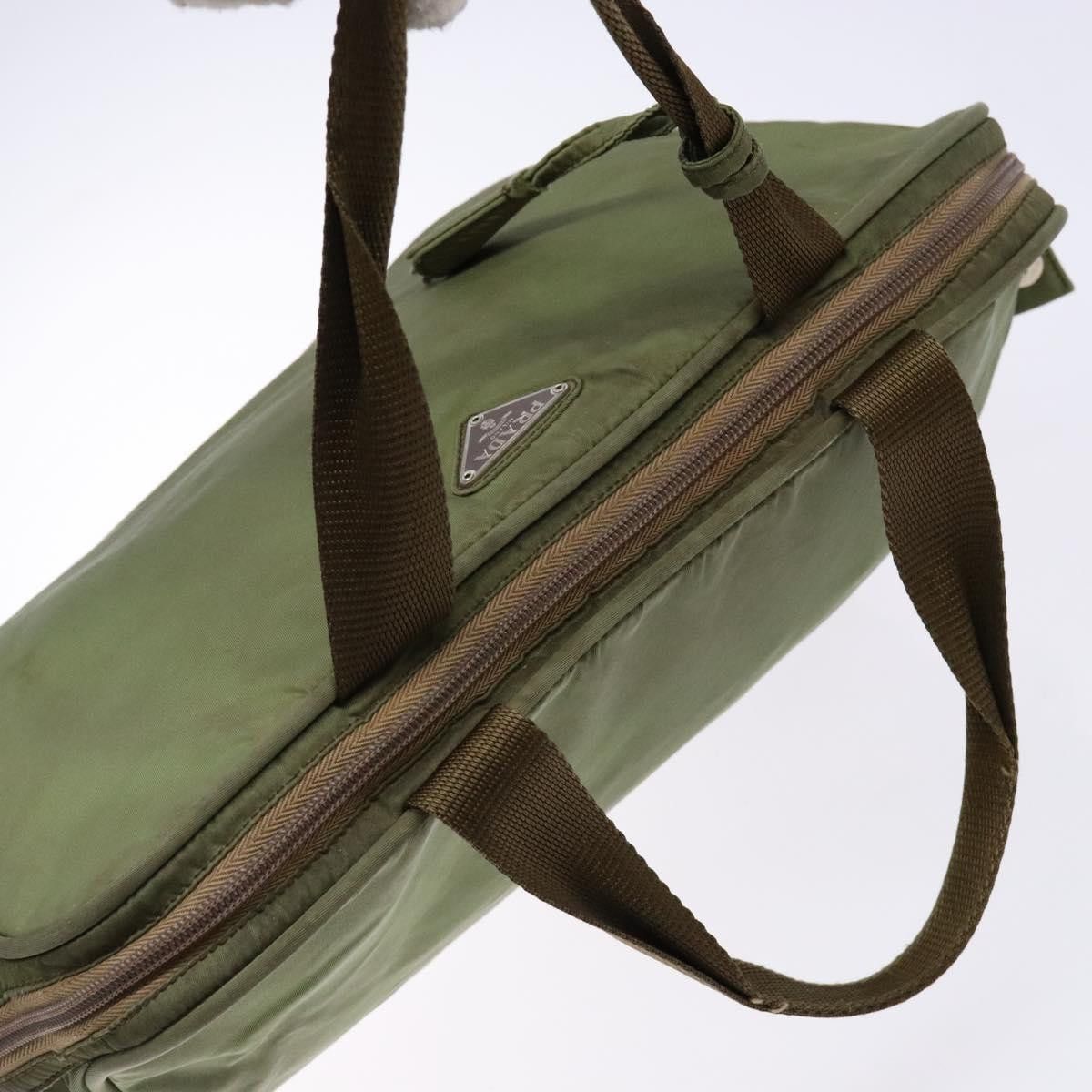 Prada PRADA Hand Bag Nylon Green Silver Size ONE SIZE - 6 Thumbnail