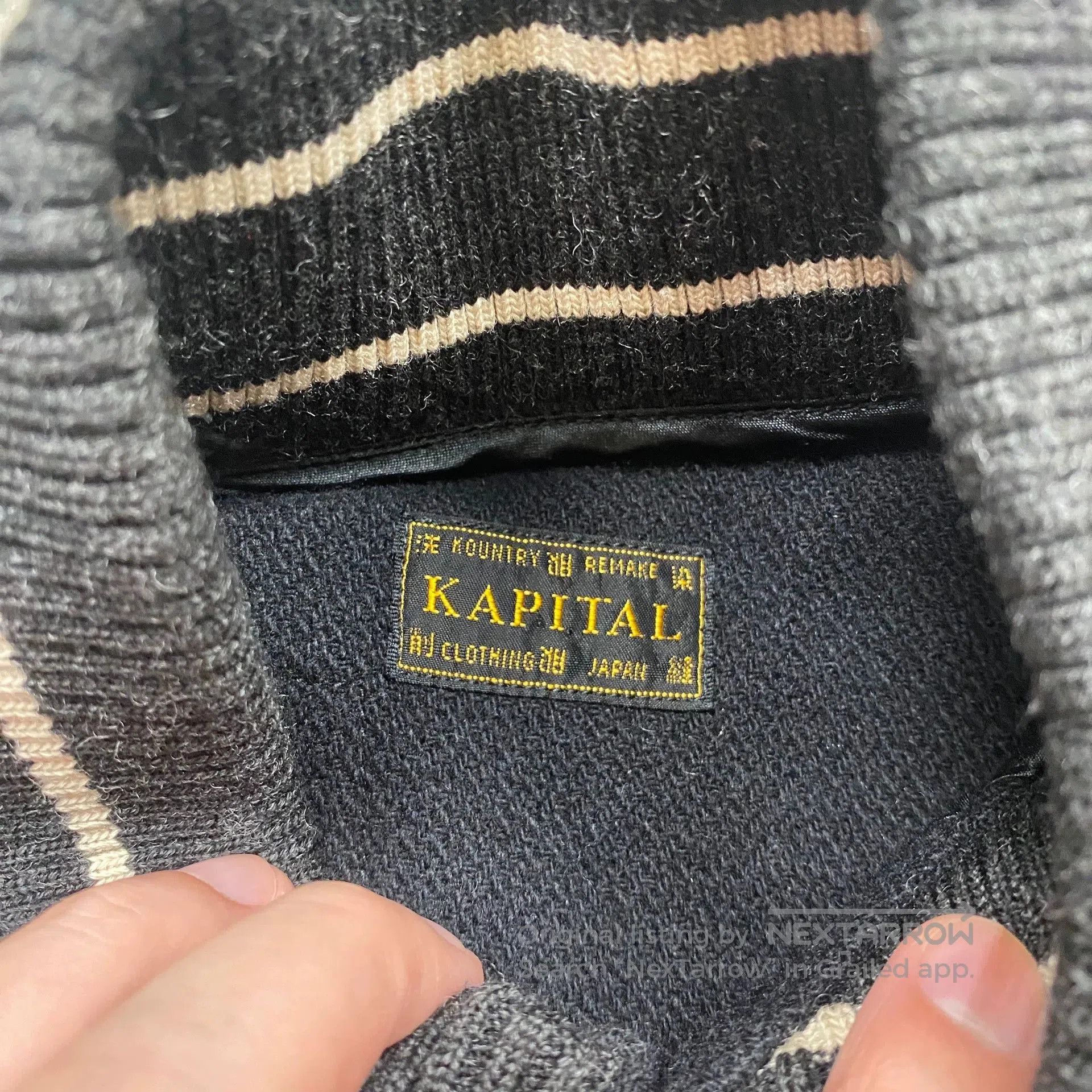 Kapital Kapital Hirata And Hiroshi Split Leather Baseball Coats . Size US S / EU 44-46 / 1 - 3 Thumbnail